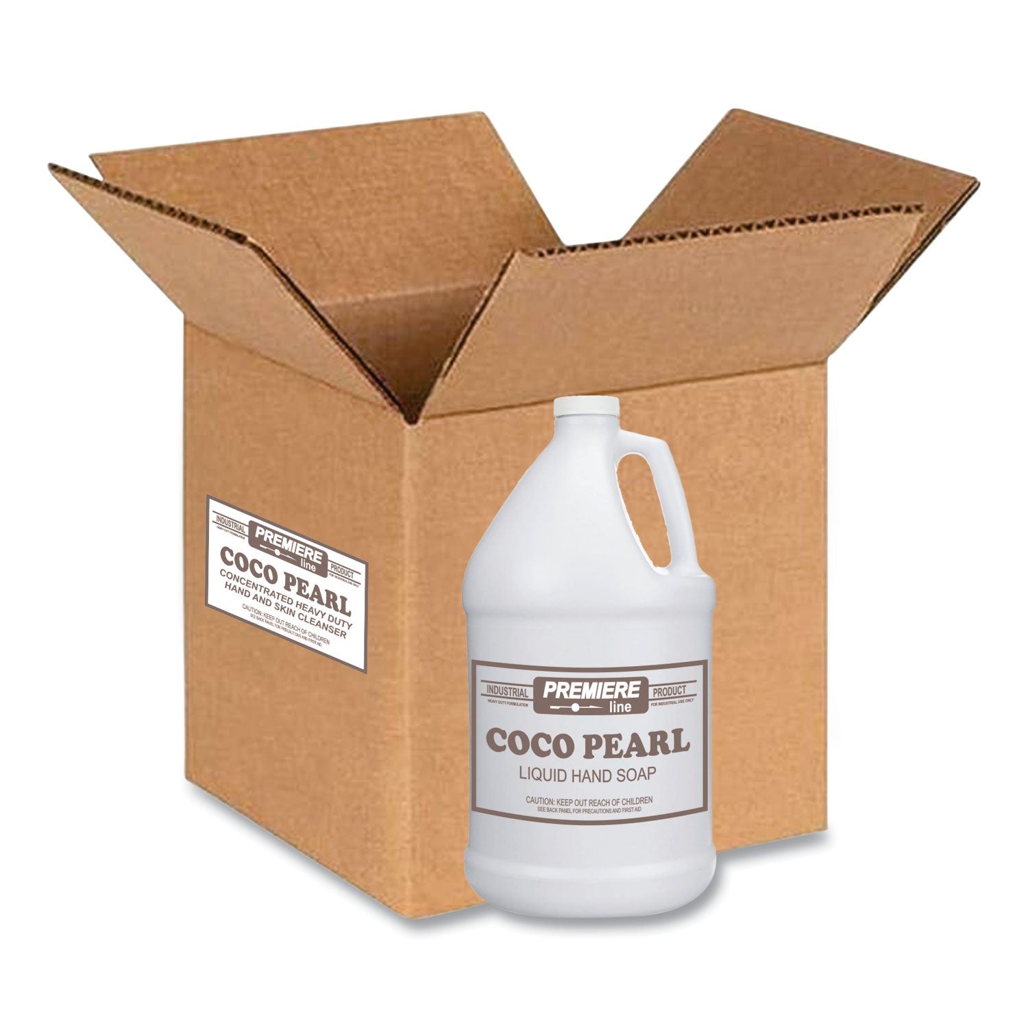 Kess Coco Pearl Liquid Hand Soap, Coconut Scent, 128 oz, 4/Carton