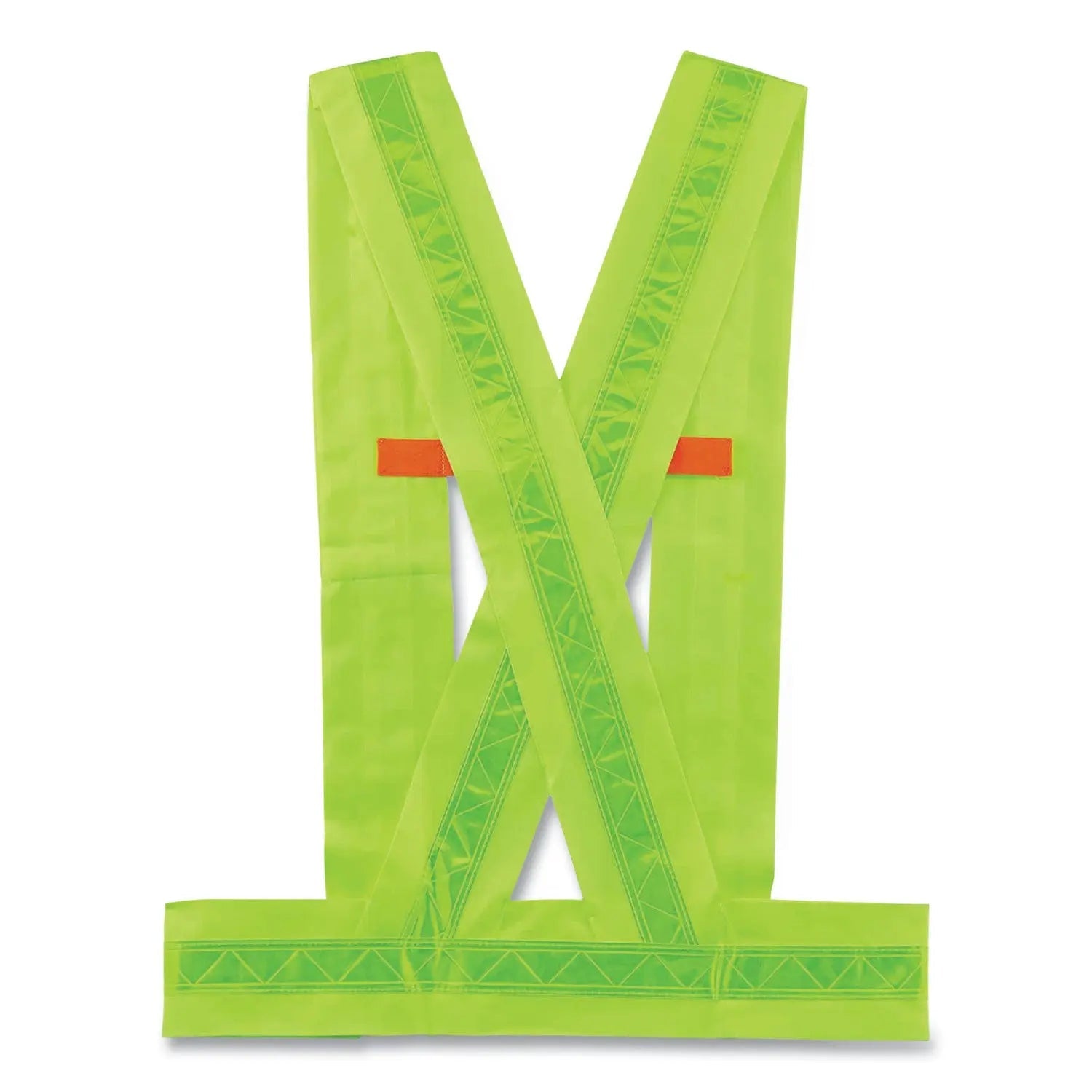 ergodyne® GloWear 8140BA Class 1 Breakaway Sash, Polyester, X-Large/2X-Large, Lime