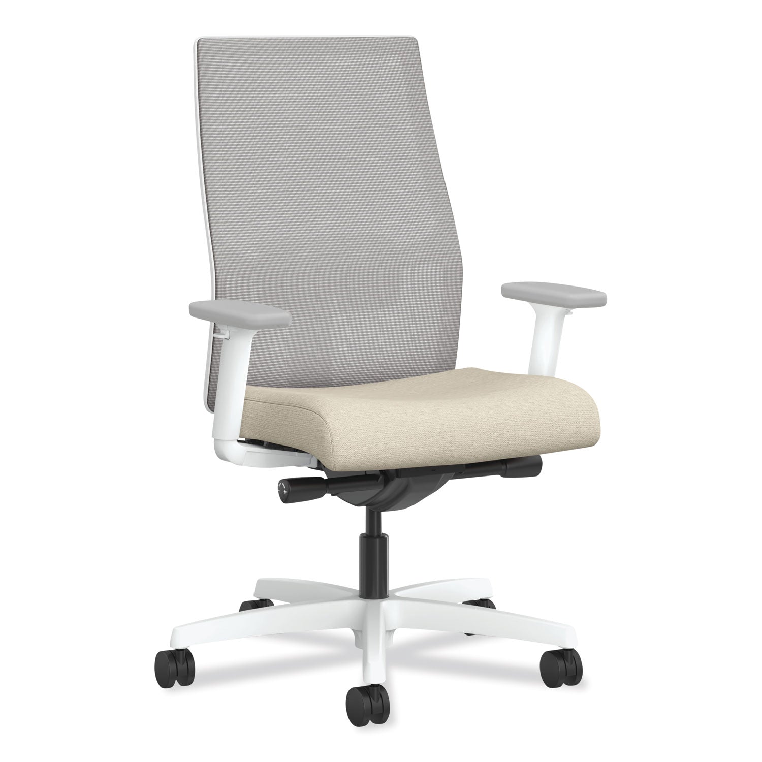 Mid-Back Task Chair | Biscotti/White