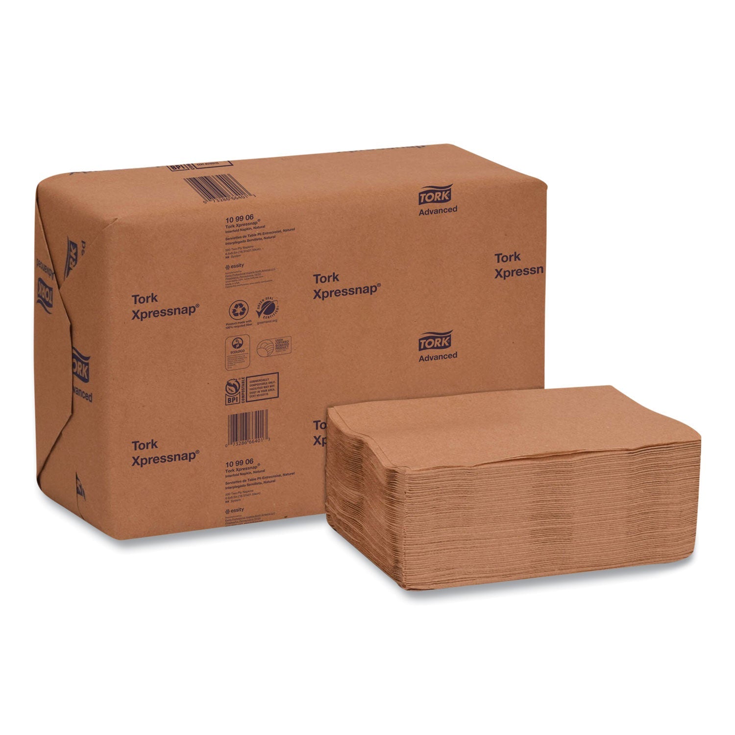 Tork® Xpressnap Dispenser Napkins | Natural