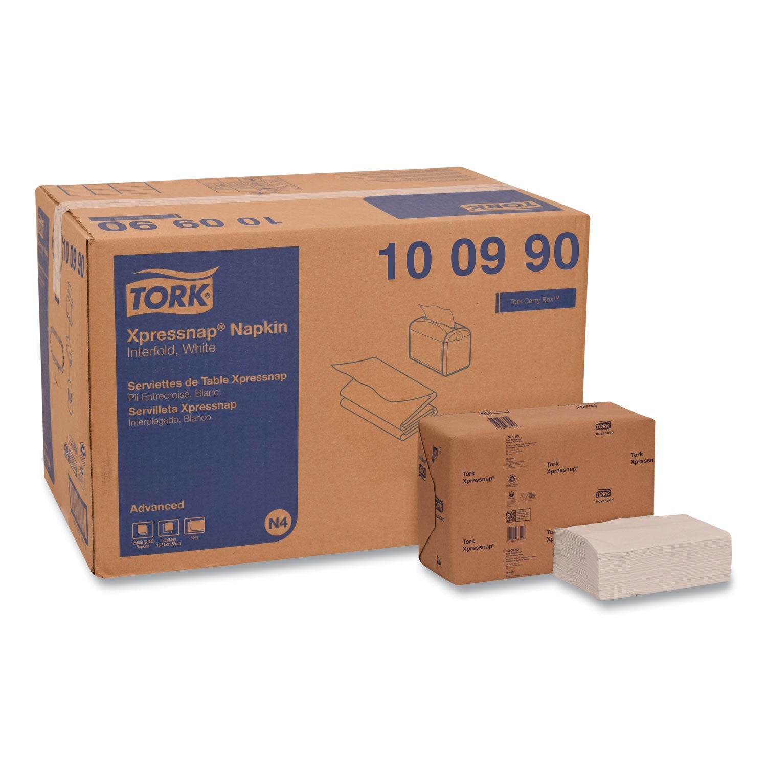 Tork® Xpressnap Dispenser Napkins | 2-Ply