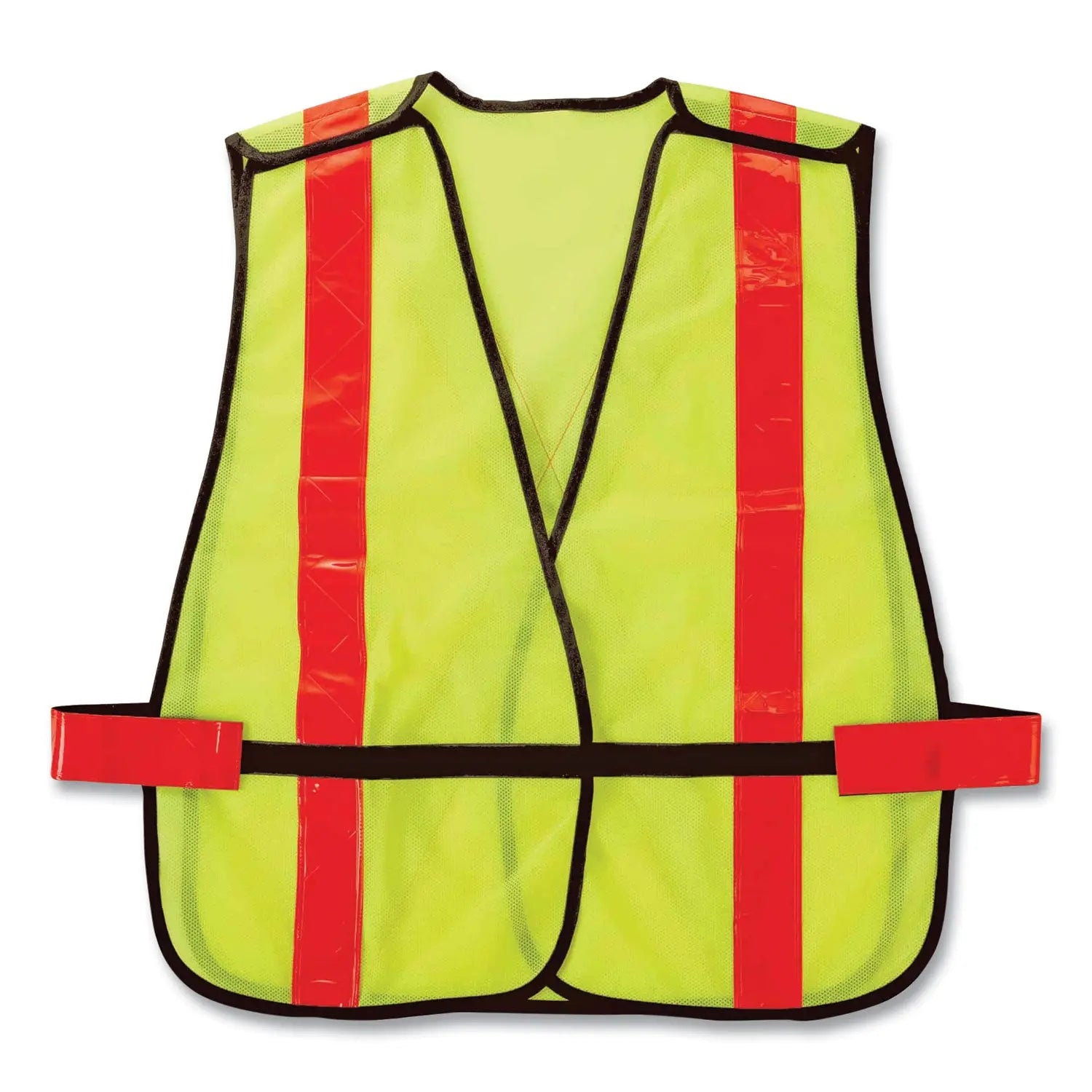 ergodyne® GloWear 8080BAX Non-Certified X-Back Hi-Vis Safety Vest, Polyester, One Size Fits Most, Lime/Orange
