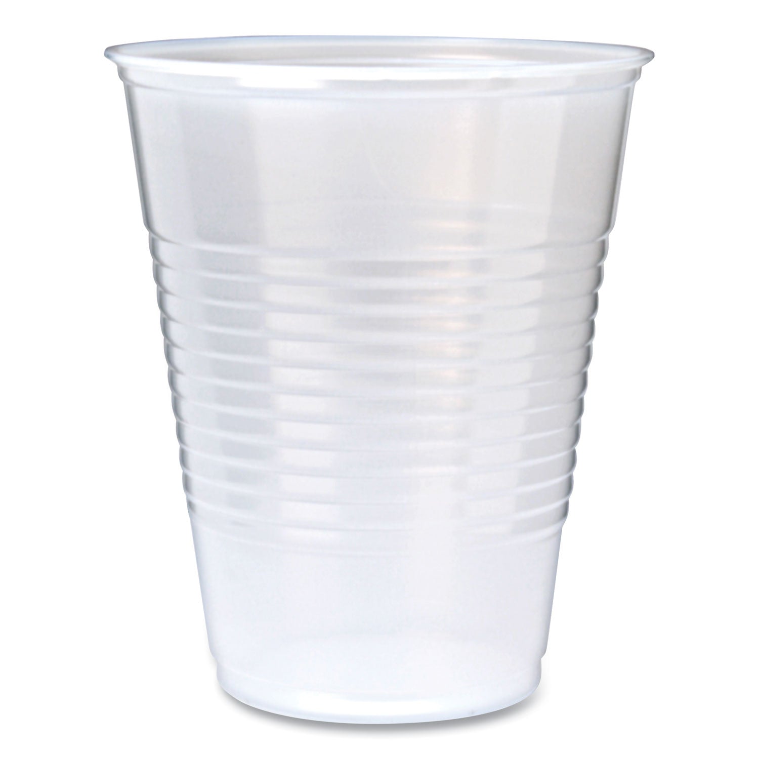 RK Ribbed Cold Drink Cups | 9oz Clear Plastic