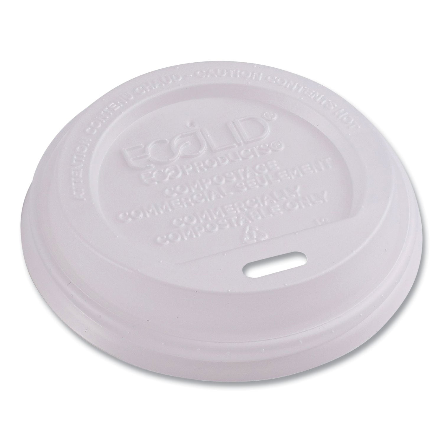 EcoLid Compostable Hot Cup Lids | For 8oz Cups