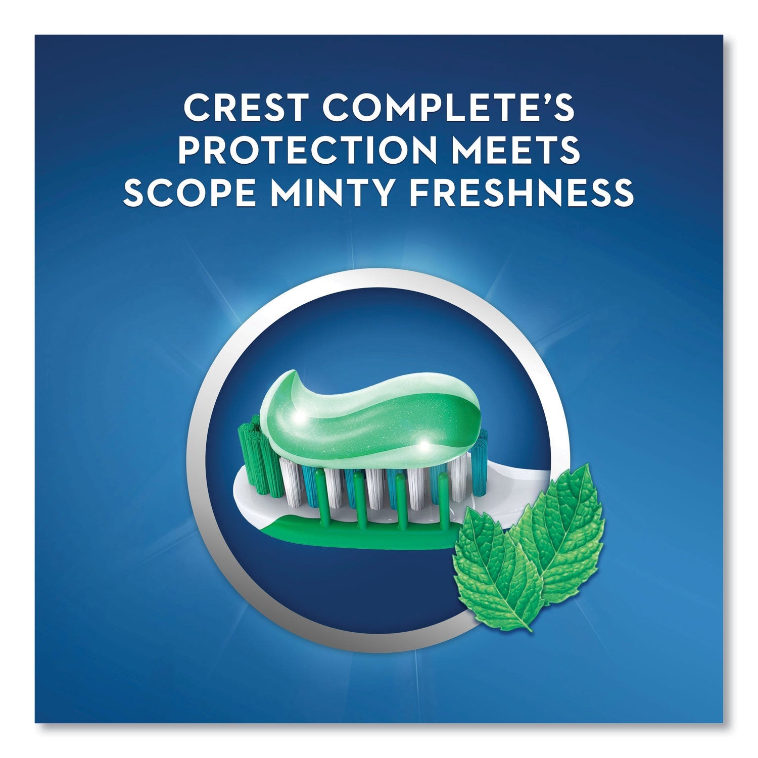 Crest® Complete Whitening Toothpaste + Scope, Mint, 0.85 oz Tube, 72/Carton