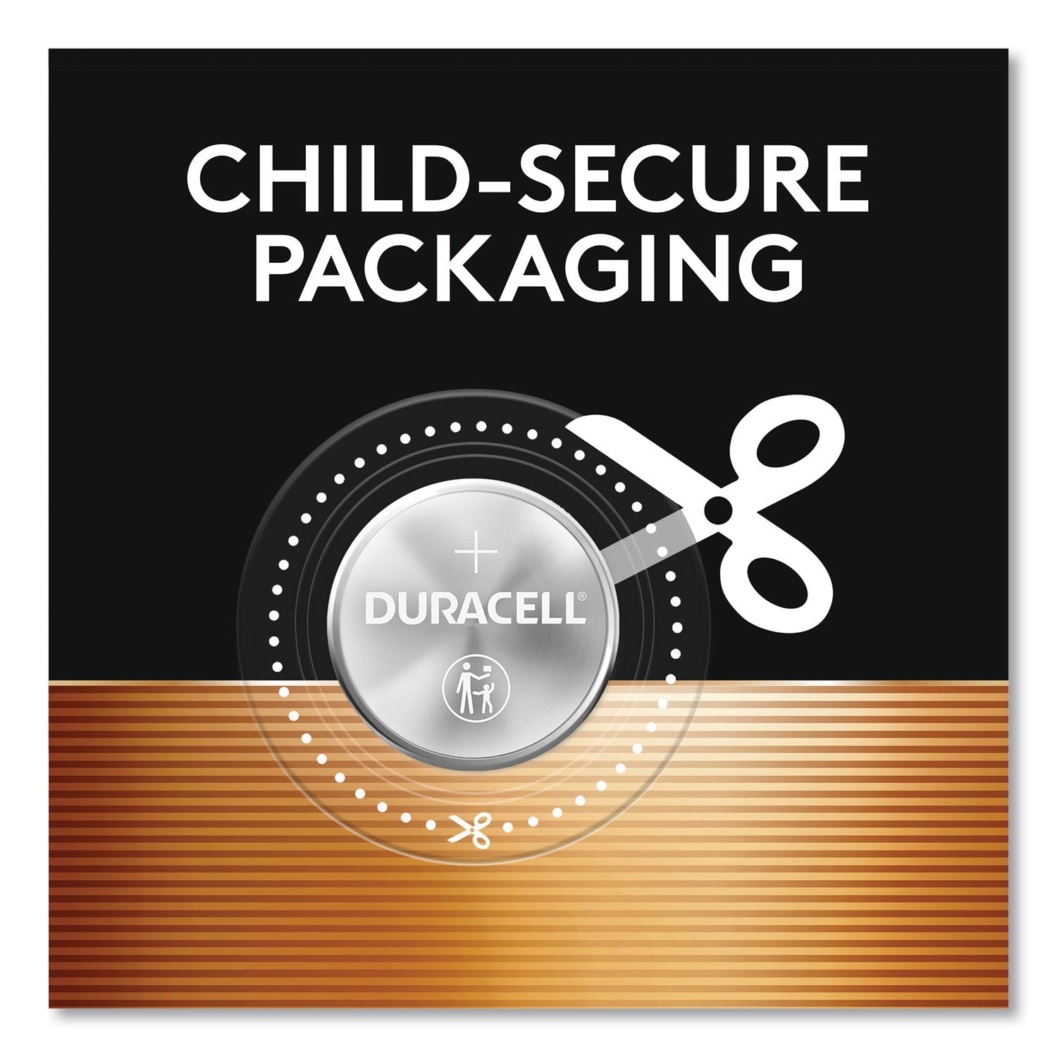 Duracell® Lithium Coin Batteries With Bitterant, 2032, 4/Pack