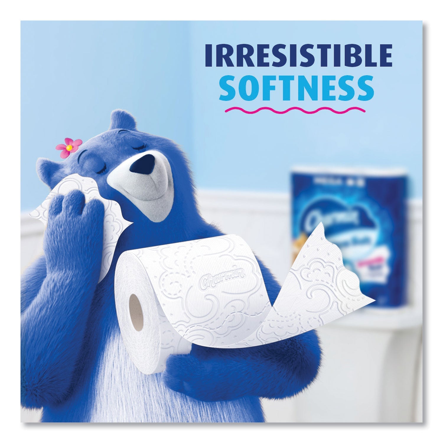 Charmin® Ultra Soft Bathroom Tissue, Mega Roll, Septic Safe, 2-Ply, White, 224 Sheets/Roll, 12 Rolls/Pack, 4 Packs/Carton