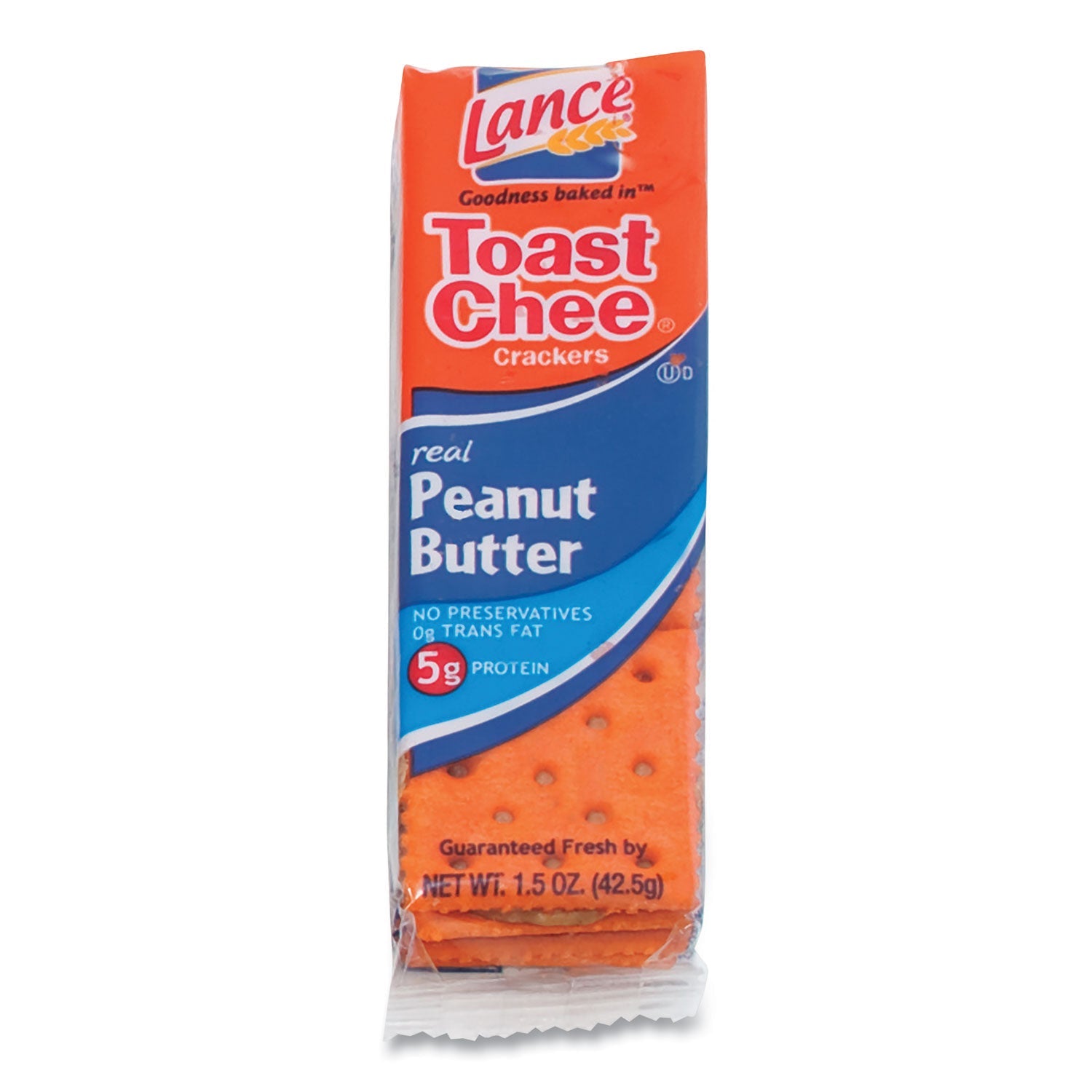 Lance® Toast Cheese Crackers, Peanut Butter, 1.5 oz Packet, 24/Box - Bloom Skins