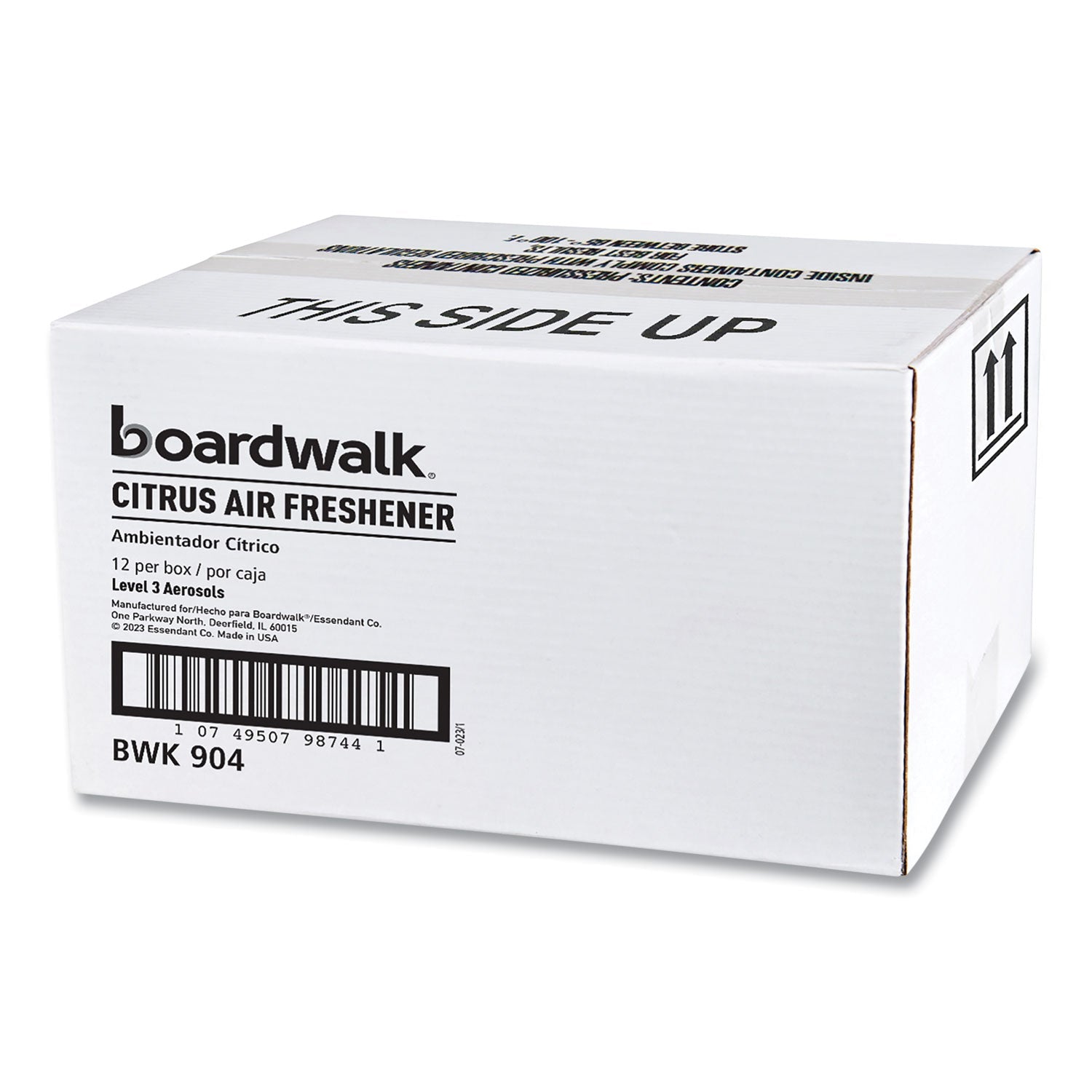 Boardwalk® Metered Air Freshener Refill, Citrus Sunrise Scent, 7 oz Aerosol Spray, 12/Carton