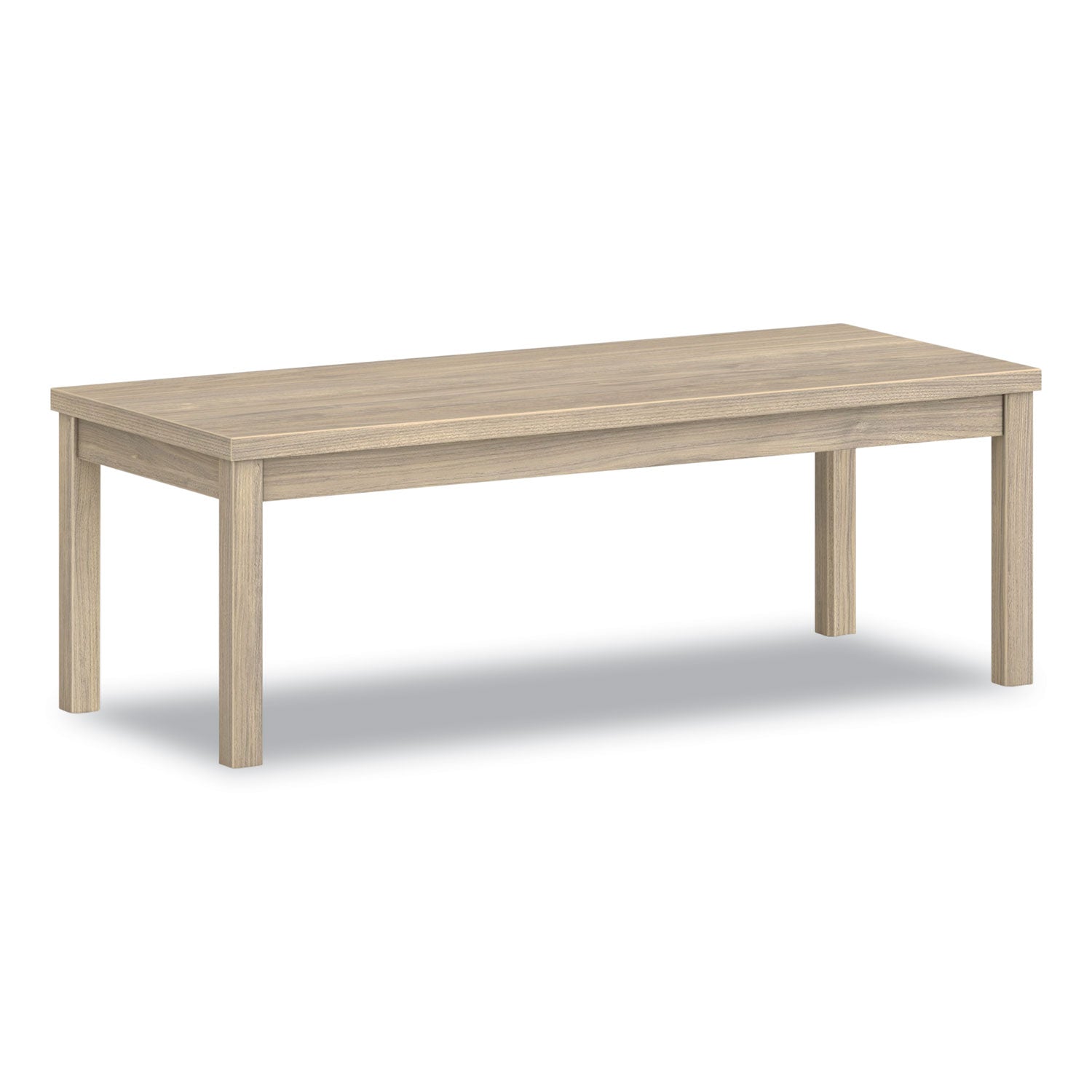 HON® 80000 Series Laminate Occasional Coffee Table, Rectangular, 48w x 20d x 16h, Kingswood Walnut