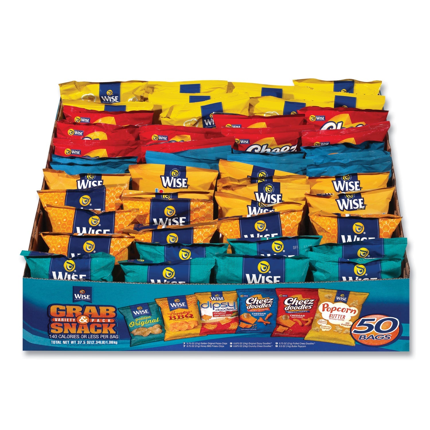Wise® Grab and Snack Variety Pack, Assorted Flavors, 50/Pack