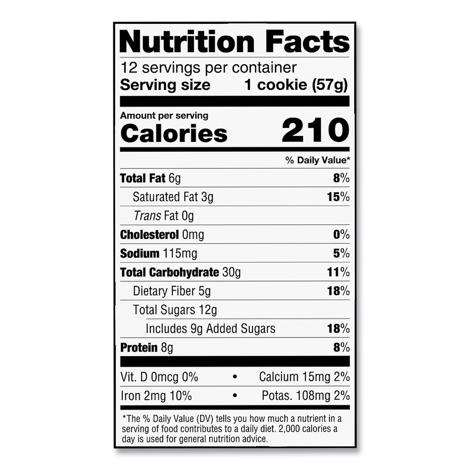 Lenny & Larry's® Chocolate Chip Cookie, 2 oz Packet. 12/Pack - Bloom Skins