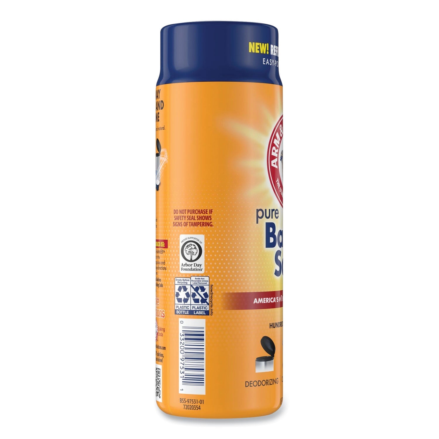 Arm & Hammer™ Baking Soda, 12 oz Refillable Shaker Canister, 6/Carton