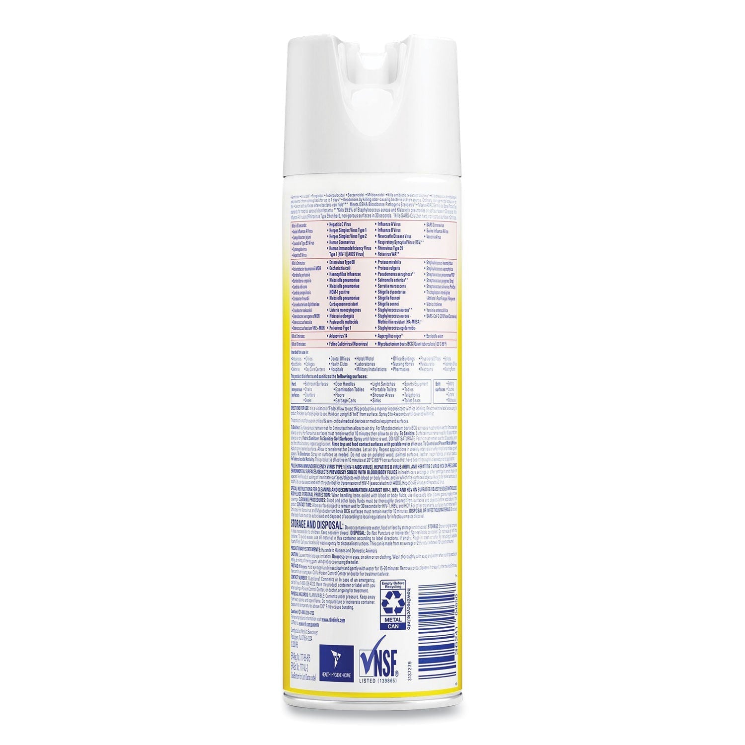 Professional LYSOL® Brand Disinfectant Spray, Original Scent, 19 Oz Aerosol Spray