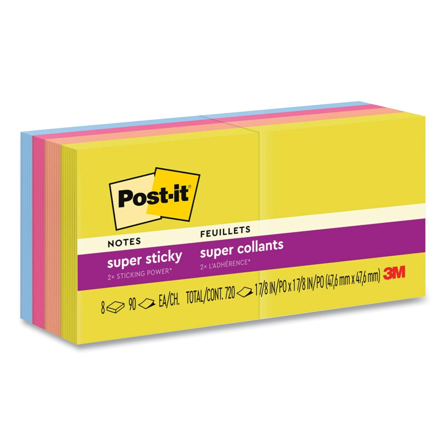 Super Sticky Notes | Summer Joy | 8-Pack