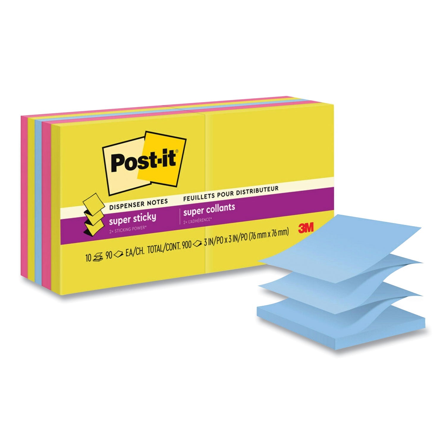 Super Sticky Pop-up Notes | Summer Joy Colors