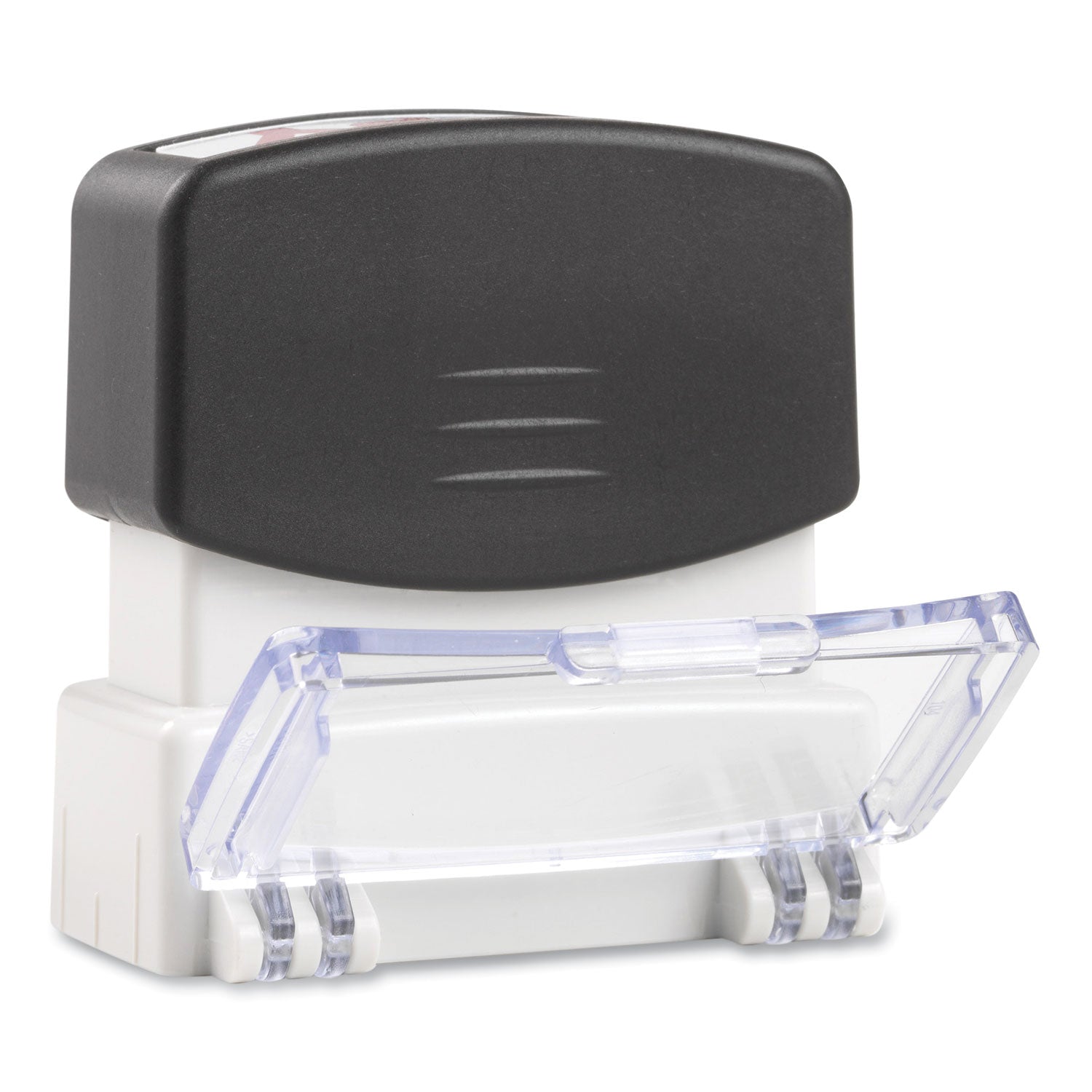 Universal® Message Stamp, Completed, Pre-Inked One-Color, Blue Ink
