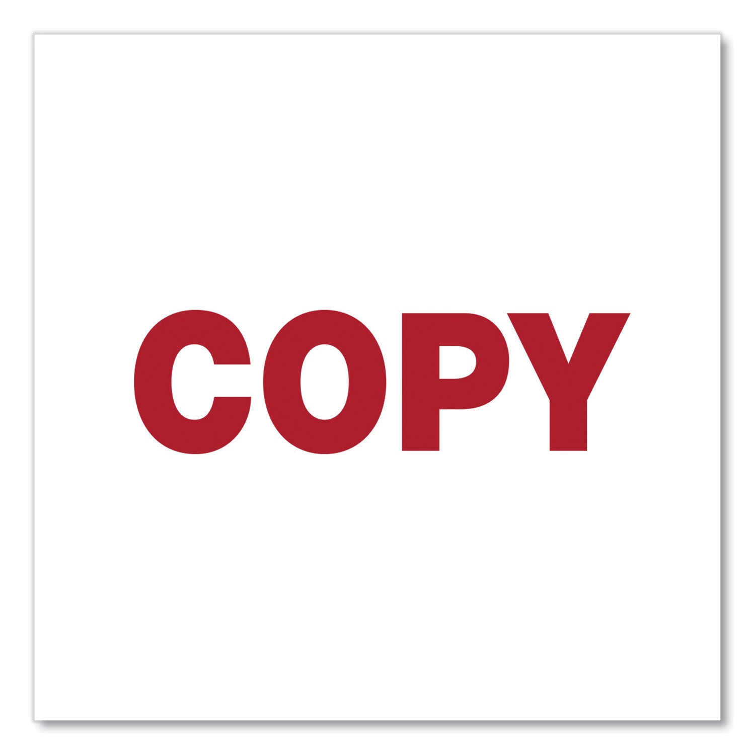 Universal® Message Stamp, Copy, Pre-Inked One-Color, Red