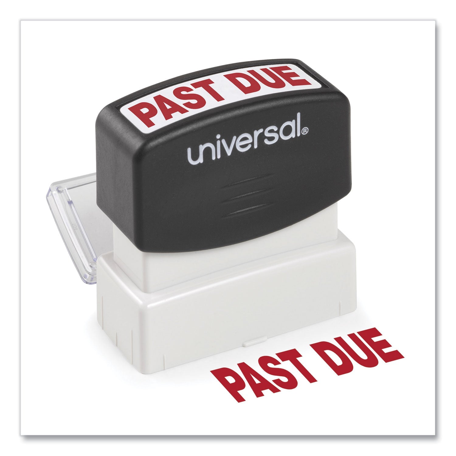 Message Stamp | Past Due, Pre-Inked Red
