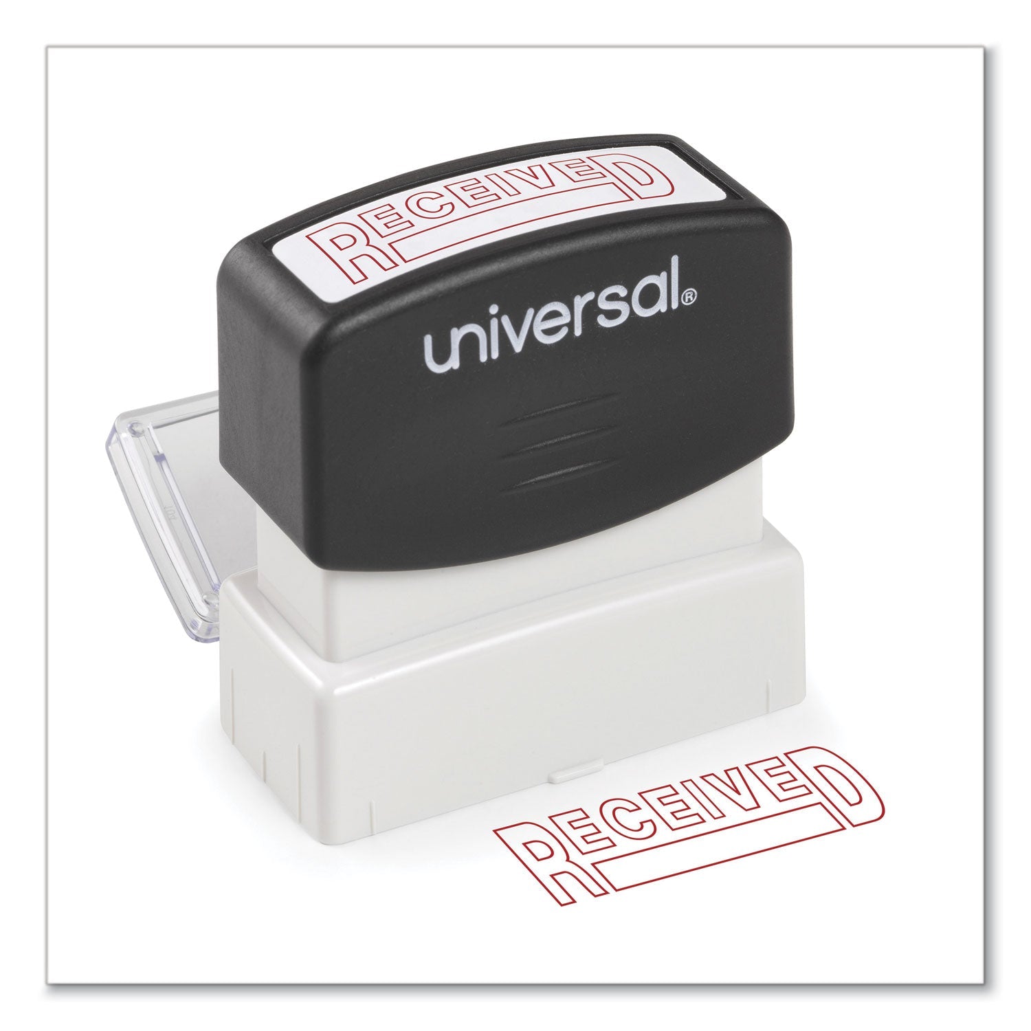 Message Stamp | Received, Pre-Inked Red