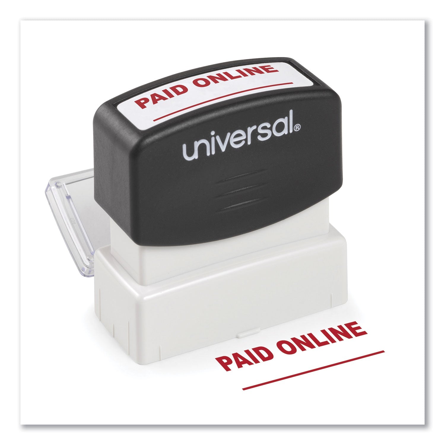 Paid Online Message Stamp | Pre-Inked, Red