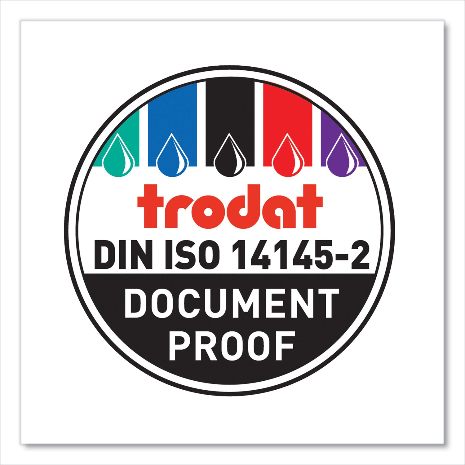 Trodat® Printy Economy Date Stamp, Self-Inking, 1.63" x 0.38", Black
