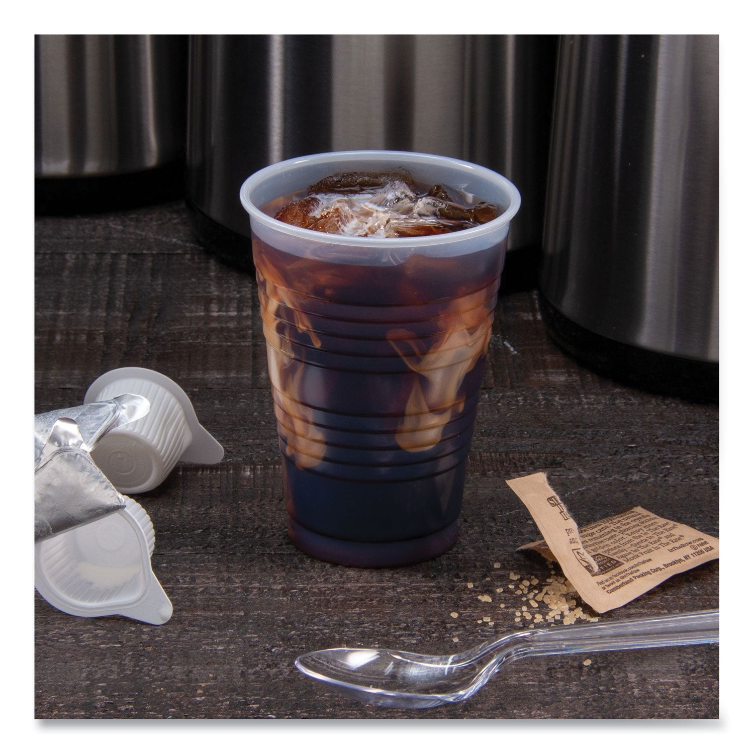 Dart® High-Impact Polystyrene Cold Cups, 7 oz, Plastic, Translucent, 100/Pack