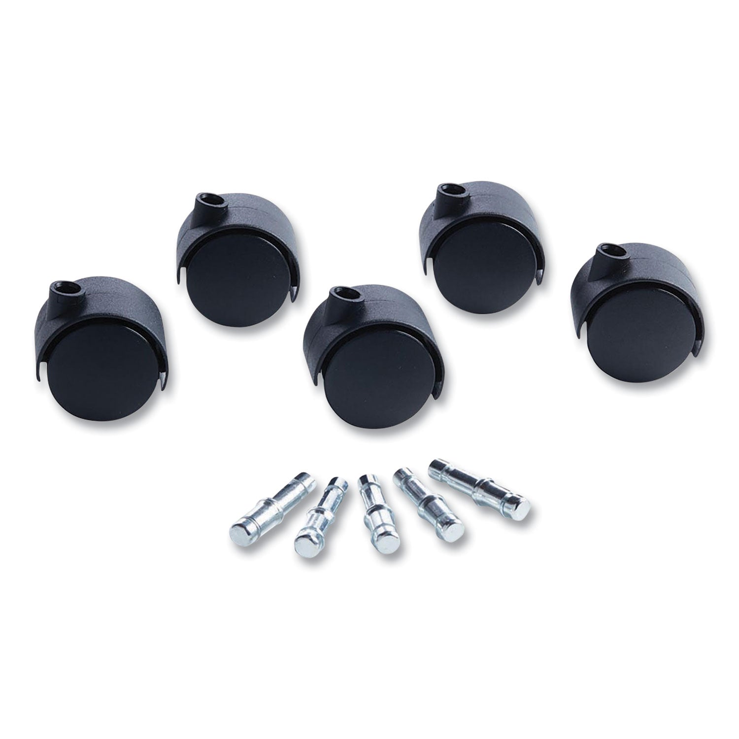 Deluxe Duet Hard-Wheel Casters | 2", 5/Set