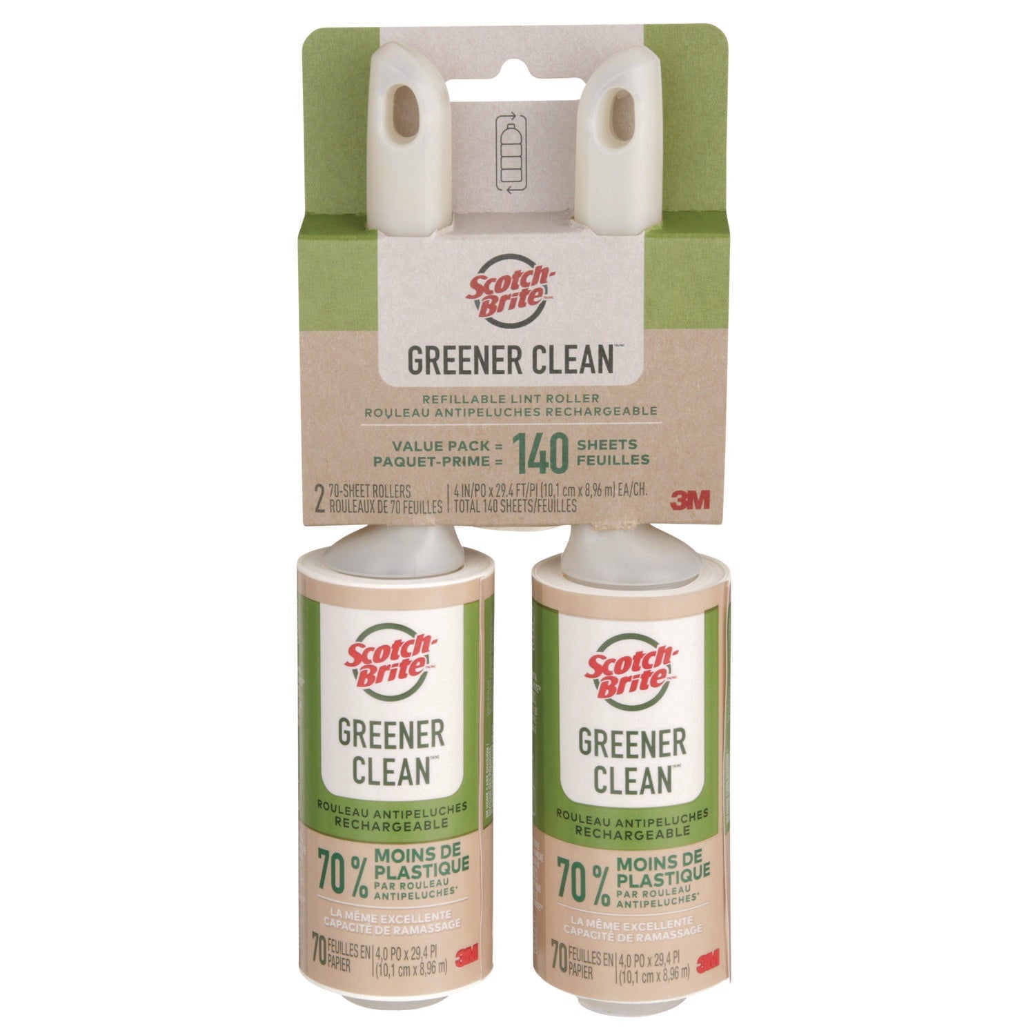 Greener Clean Lint Roller | Recycled Handle