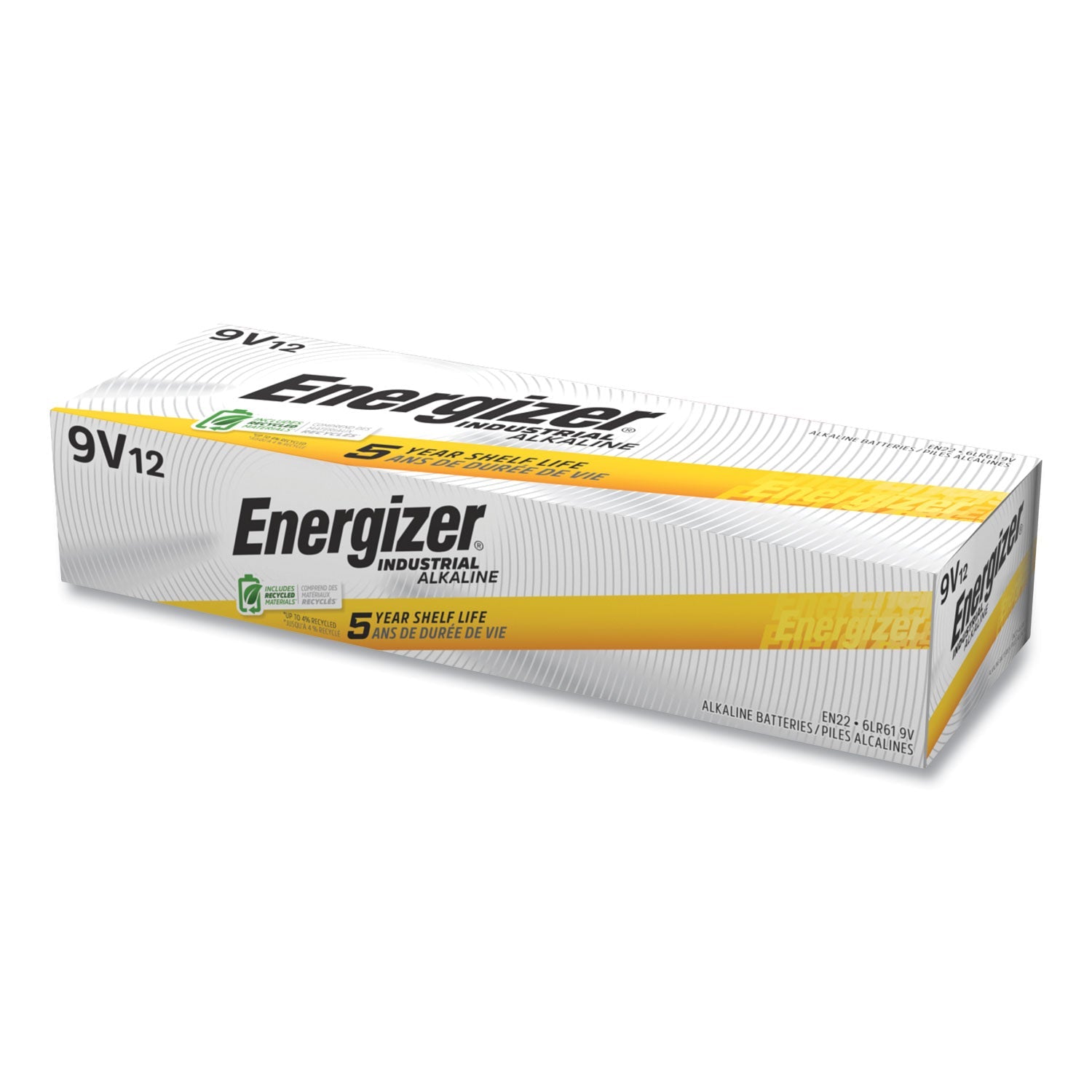 Industrial Alkaline 9V Batteries | 12-Box