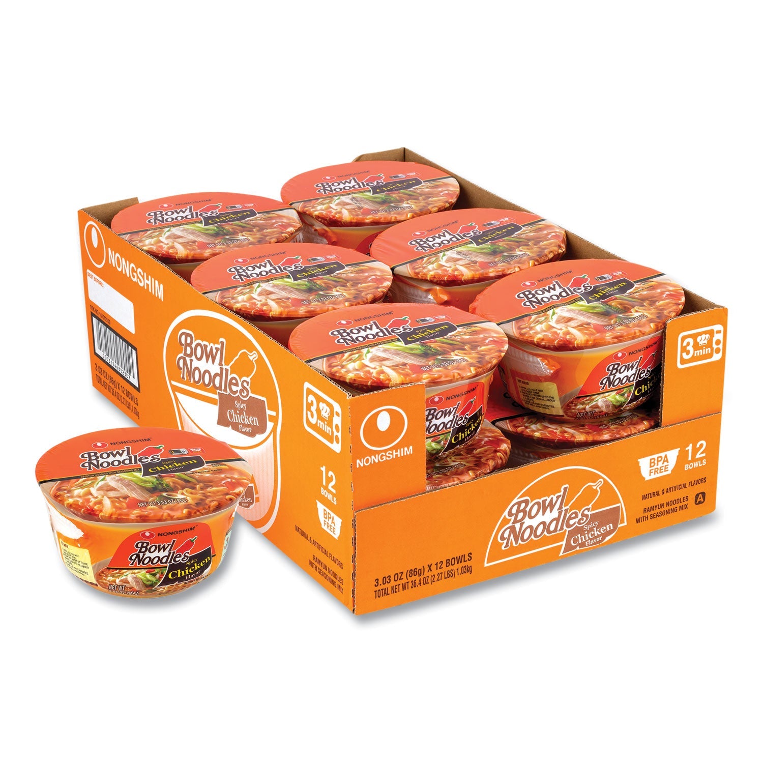 Spicy Chicken Noodle Soup | 12 Bowls