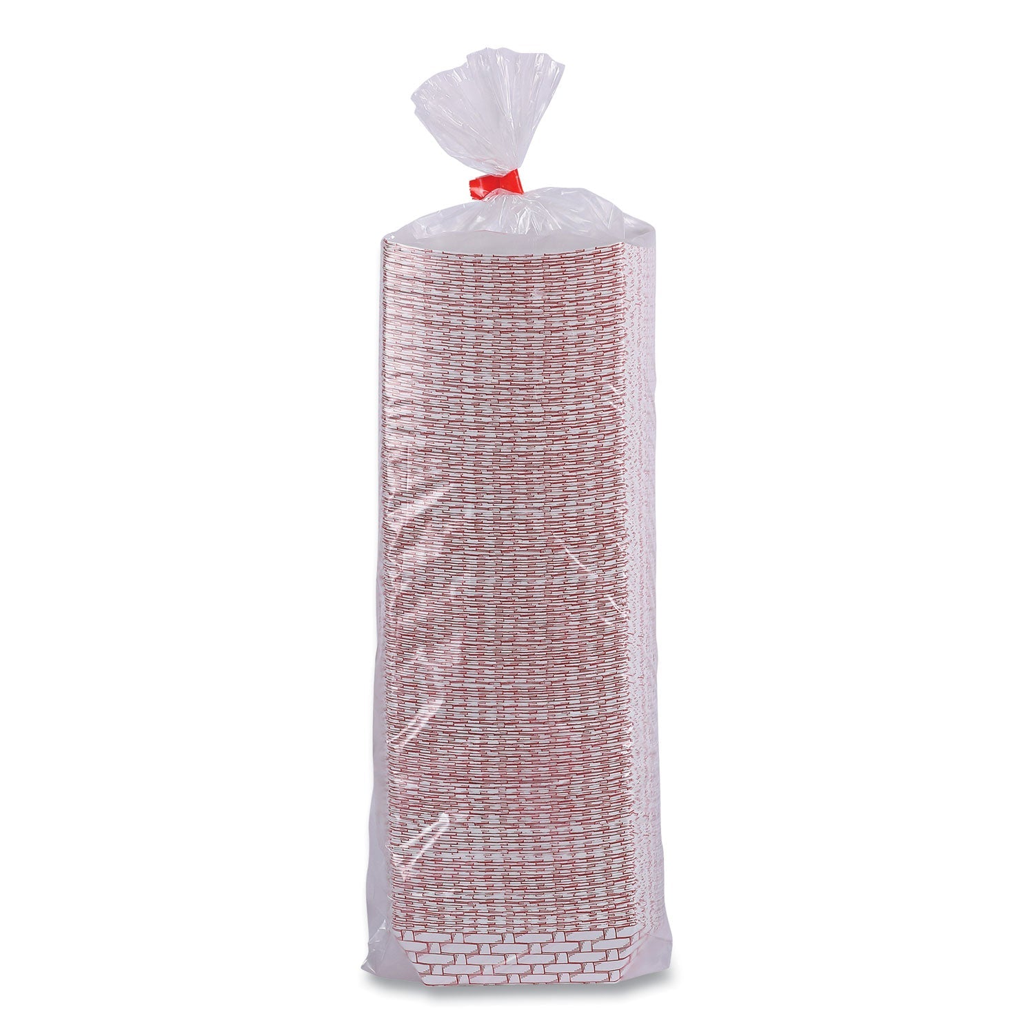 Boardwalk® Paper Food Baskets, 6 oz Capacity, 3.78 x 4.3 x 1.08, Red/White, 1,000/Carton