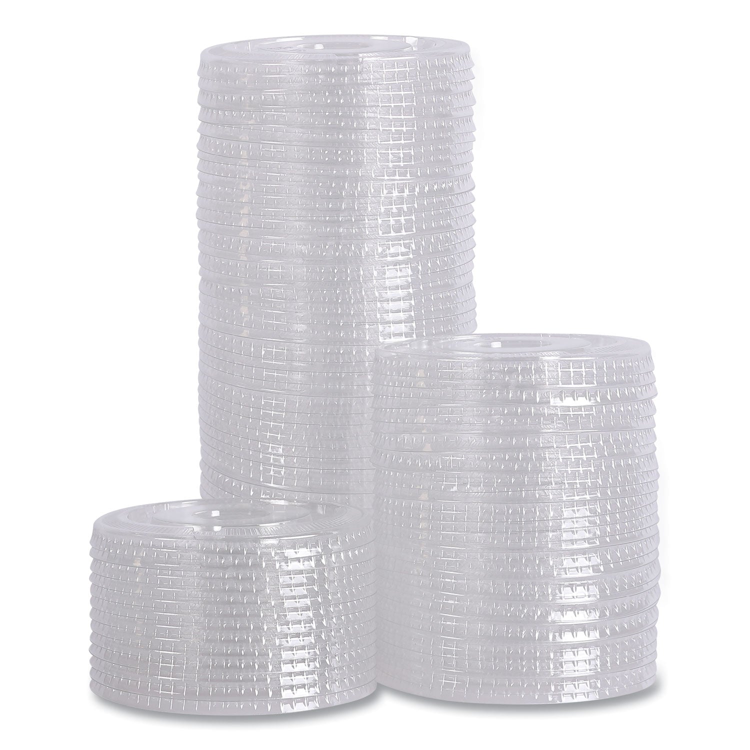Boardwalk® PET Cold Cup Lids, Fits 14 oz to 24 oz Cold Cups, Plastic, Clear, 100/Sleeve, 10 Sleeves/Carton