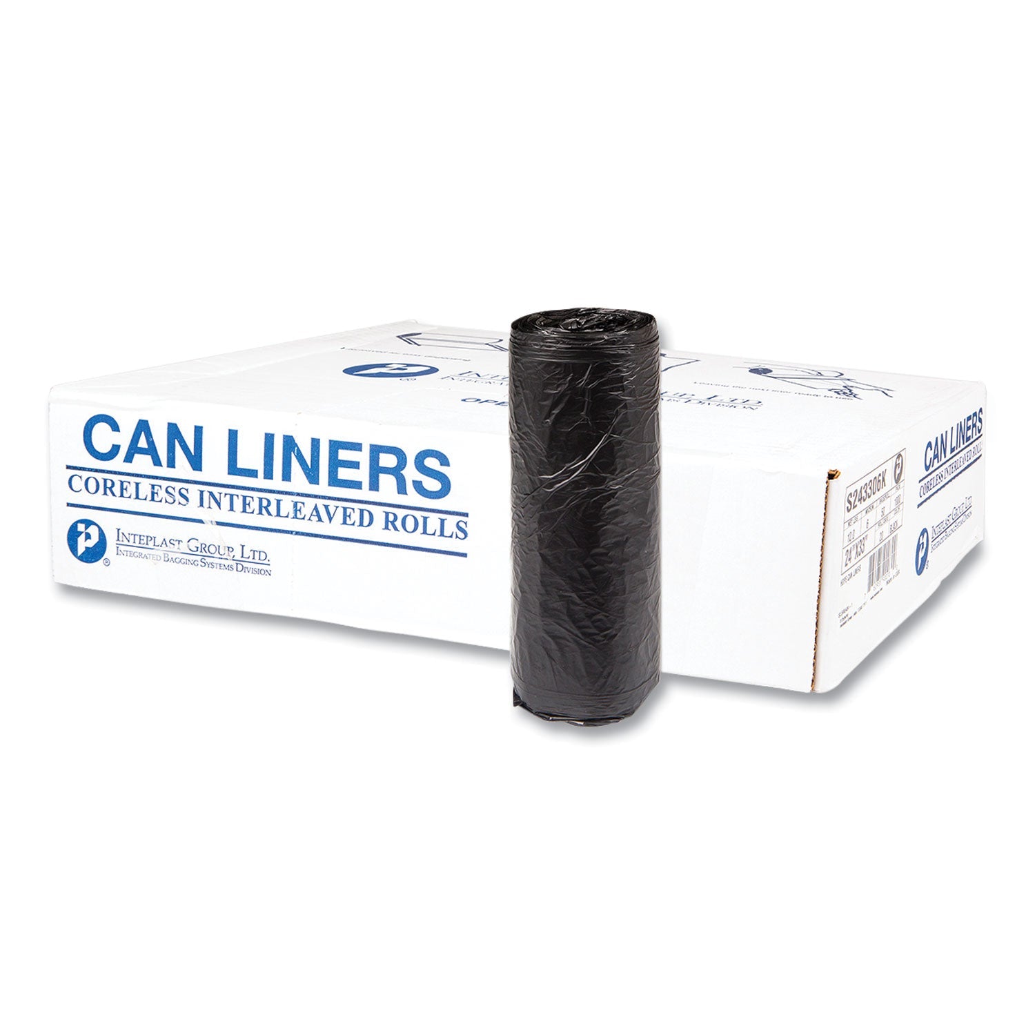 16 Gal High-Density Can Liners | Black