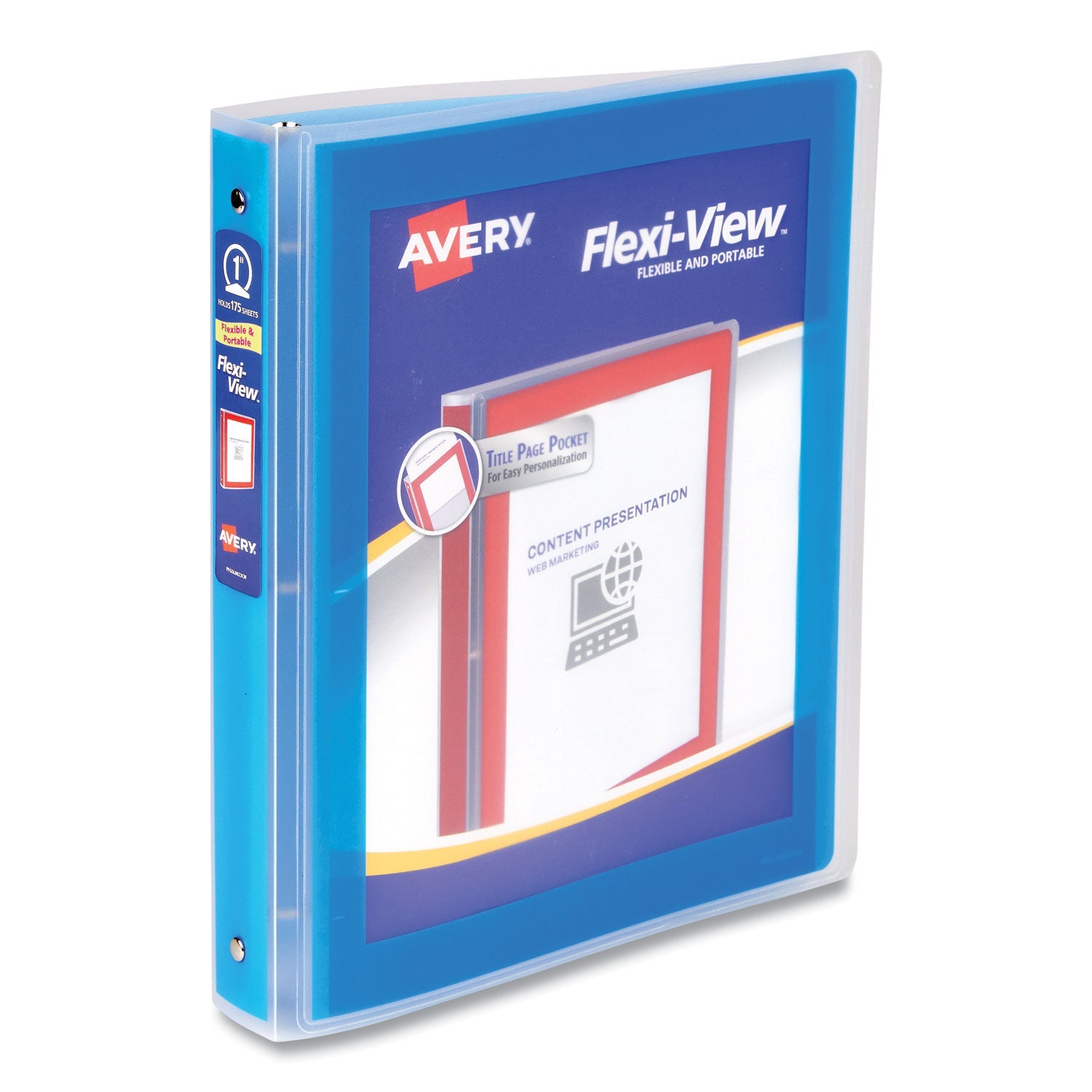 Flexi-View Binder | 1" Ring | Blue