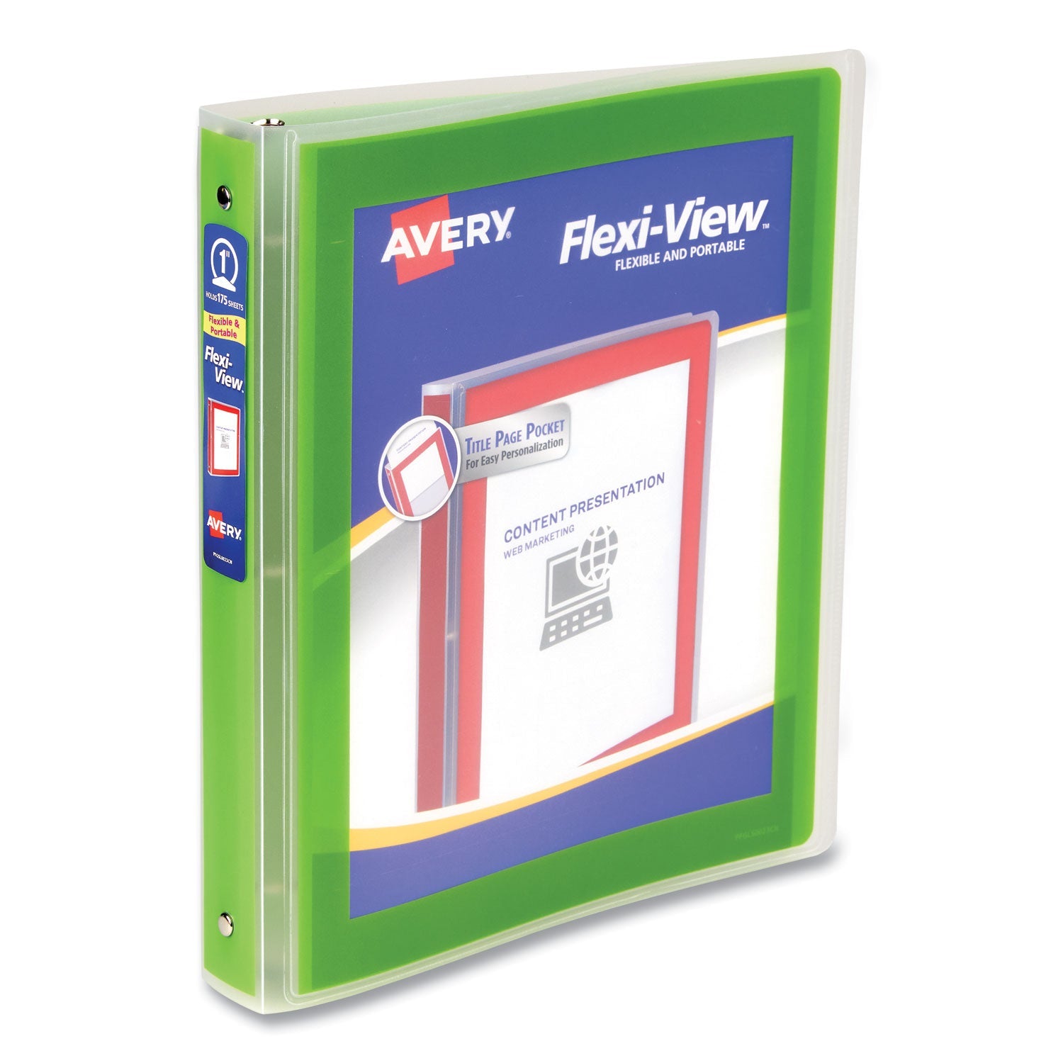Flexi-View Binder | 1" Ring | Green