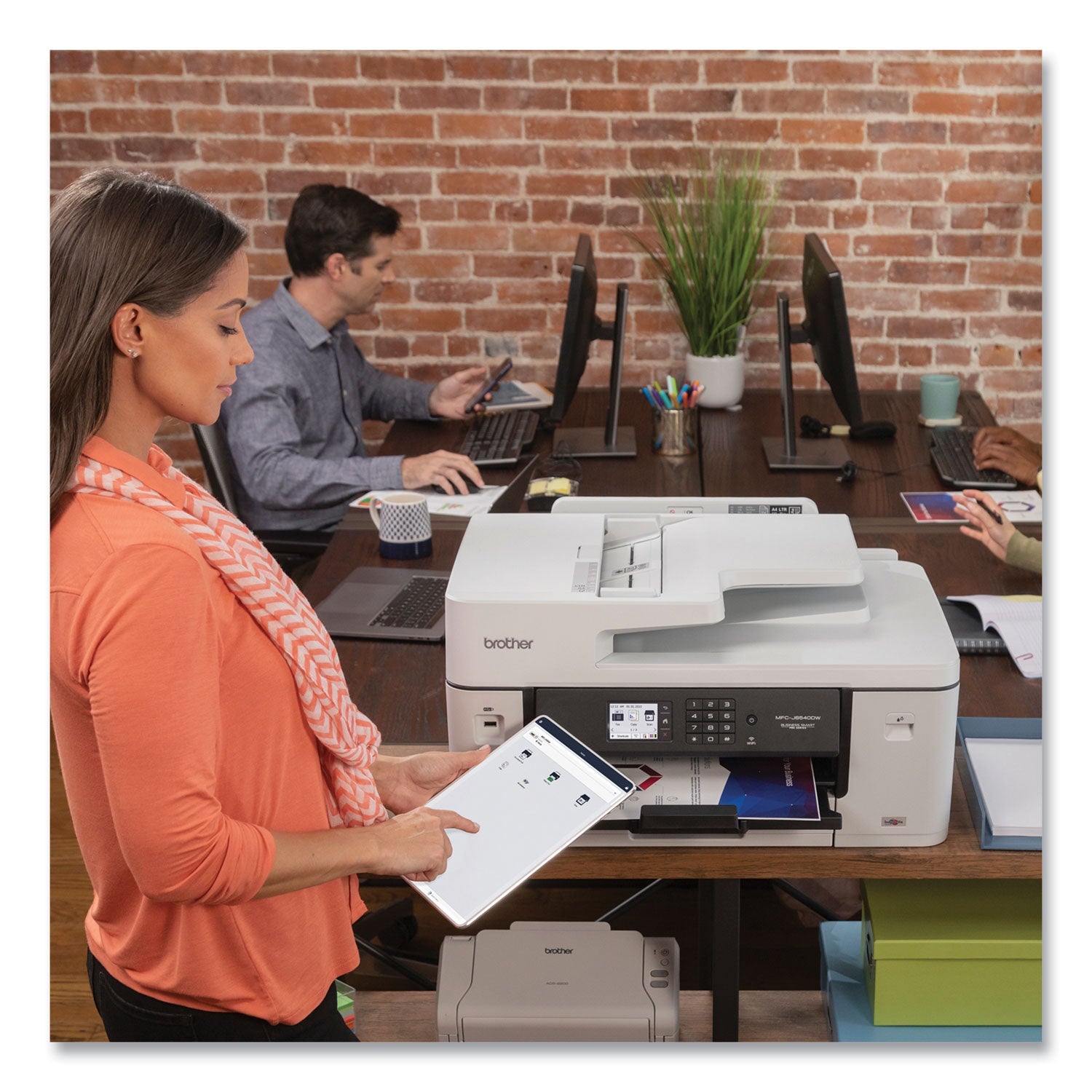 Brother MFC-J6540DW Business Color All-in-One Inkjet Printer, Copy/Fax/Print/Scan - Bloom Skins