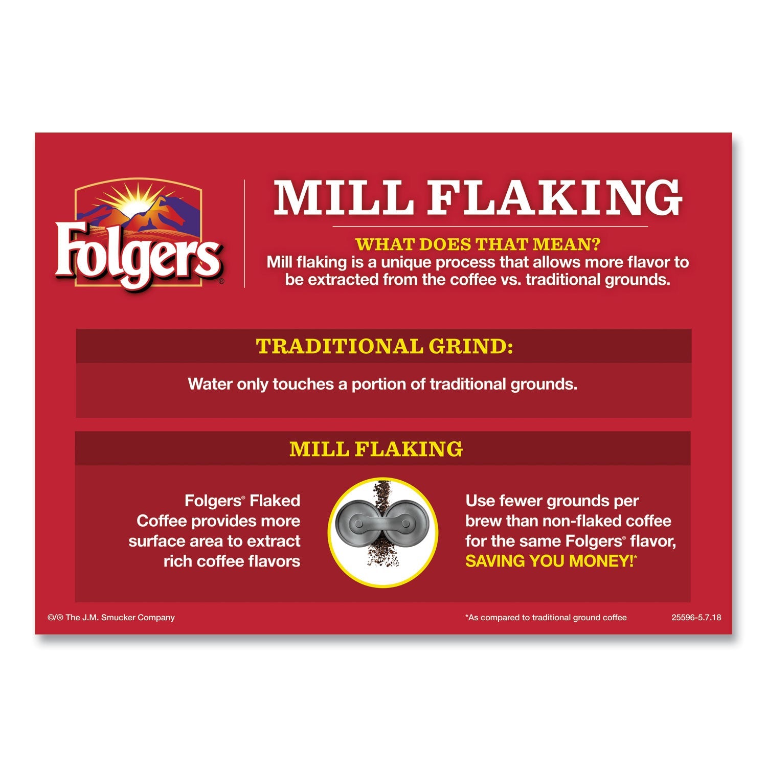 Folgers® Coffee Filter Packs, Classic Roast, .9 Oz, 10 Filters/pack, 4 Packs/carton
