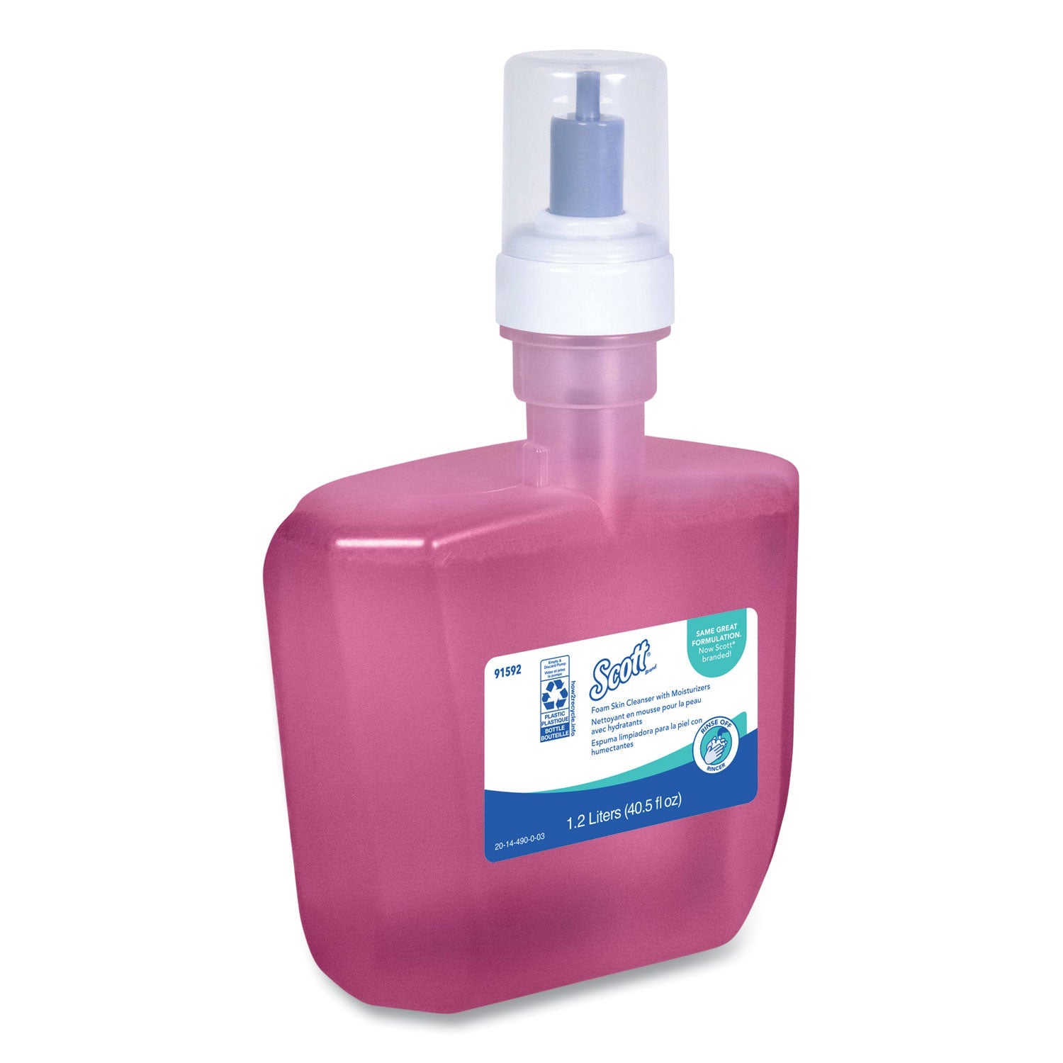 Scott® Pro Foam Skin Cleanser with Moisturizers Refill, Citrus Floral Scent, 1.2 L, 2/Carton