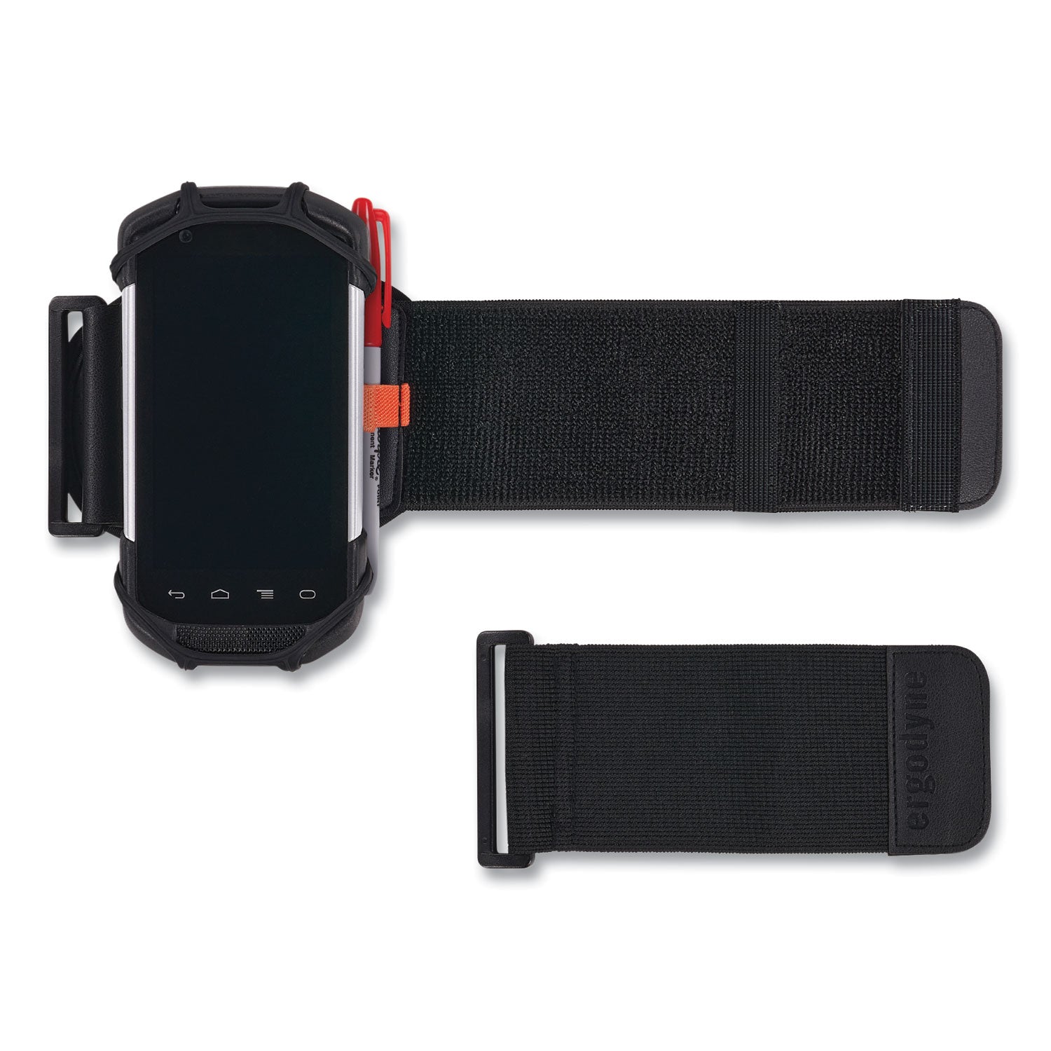 ergodyne® Squids 5546 Scanner Wrist Mount Extender Strap, 4 x 5 x 0.5, Elastic, Black