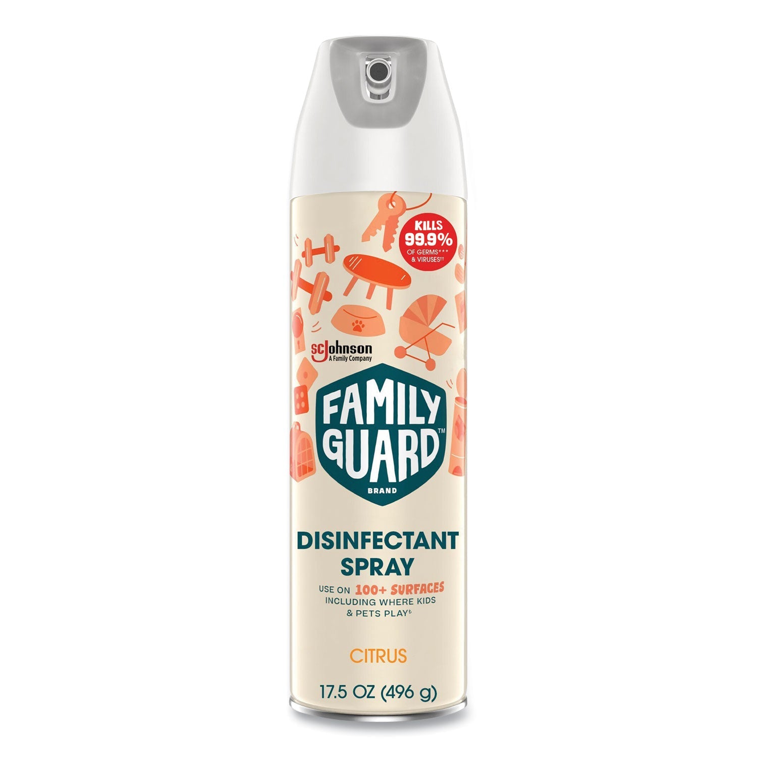 Disinfectant Spray | Family Guard™ Citrus Scent 8-Ct
