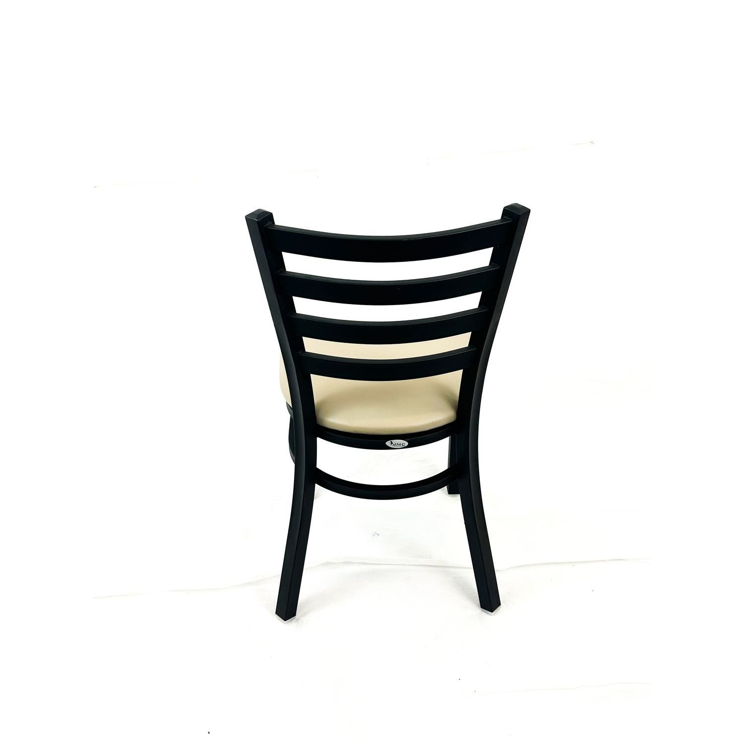 JMC Furniture White Horse Series Side Chairs, Supports Up to 300 lb, 18" Seat Height, Taupe Seat, Black Back, Black Base - Bloom Skins