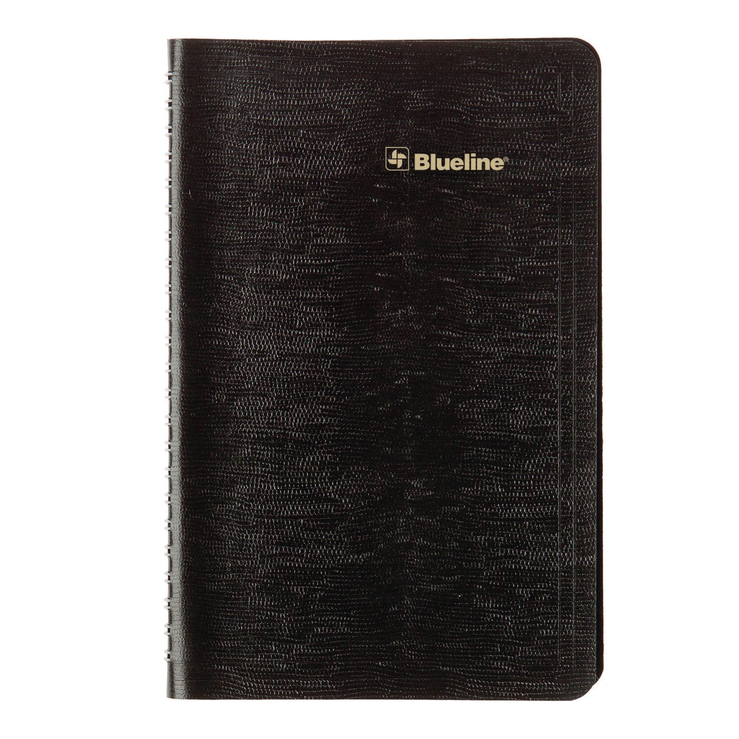 Blueline® Plan and Link Weekly Planner, 8" x 5", Black Cover, 12-Month (Jan to Dec): 2025