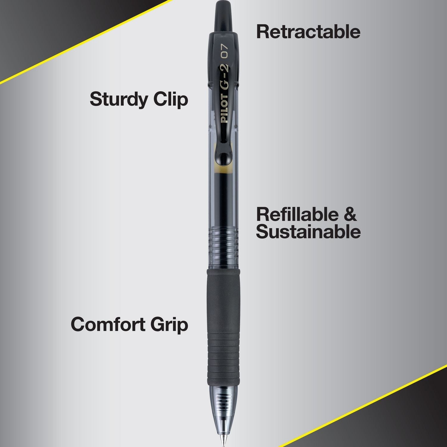 Pilot® G2 Premium Gel Pen, Retractable, Fine 0.7 mm, Assorted Ink and Barrel Colors, 10/Pack - Bloom Skins