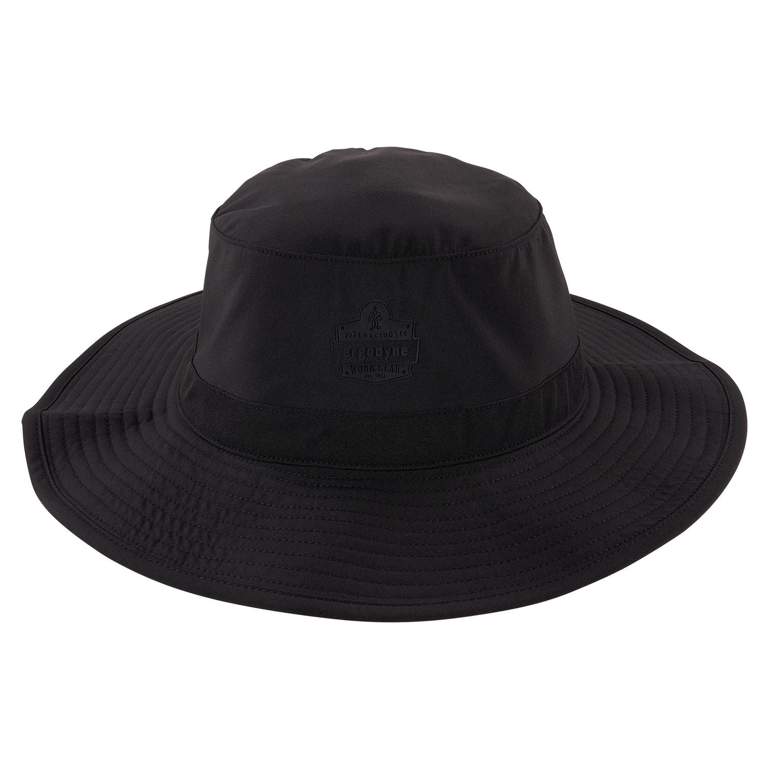 ergodyne® Chill-Its 8939 Cooling Bucket Hat, Polyester/Spandex, One Size Fits Most, Black