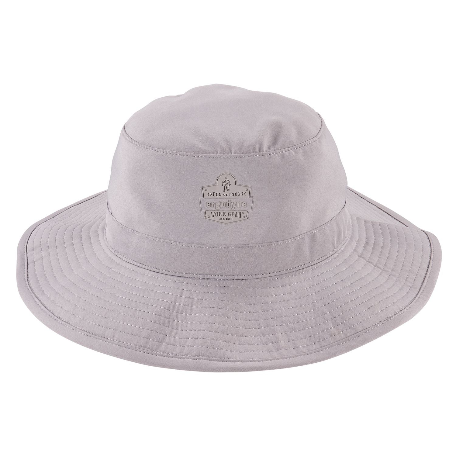 ergodyne® Chill-Its 8939 Cooling Bucket Hat, Polyester/Spandex, One Size Fits Most, Gray