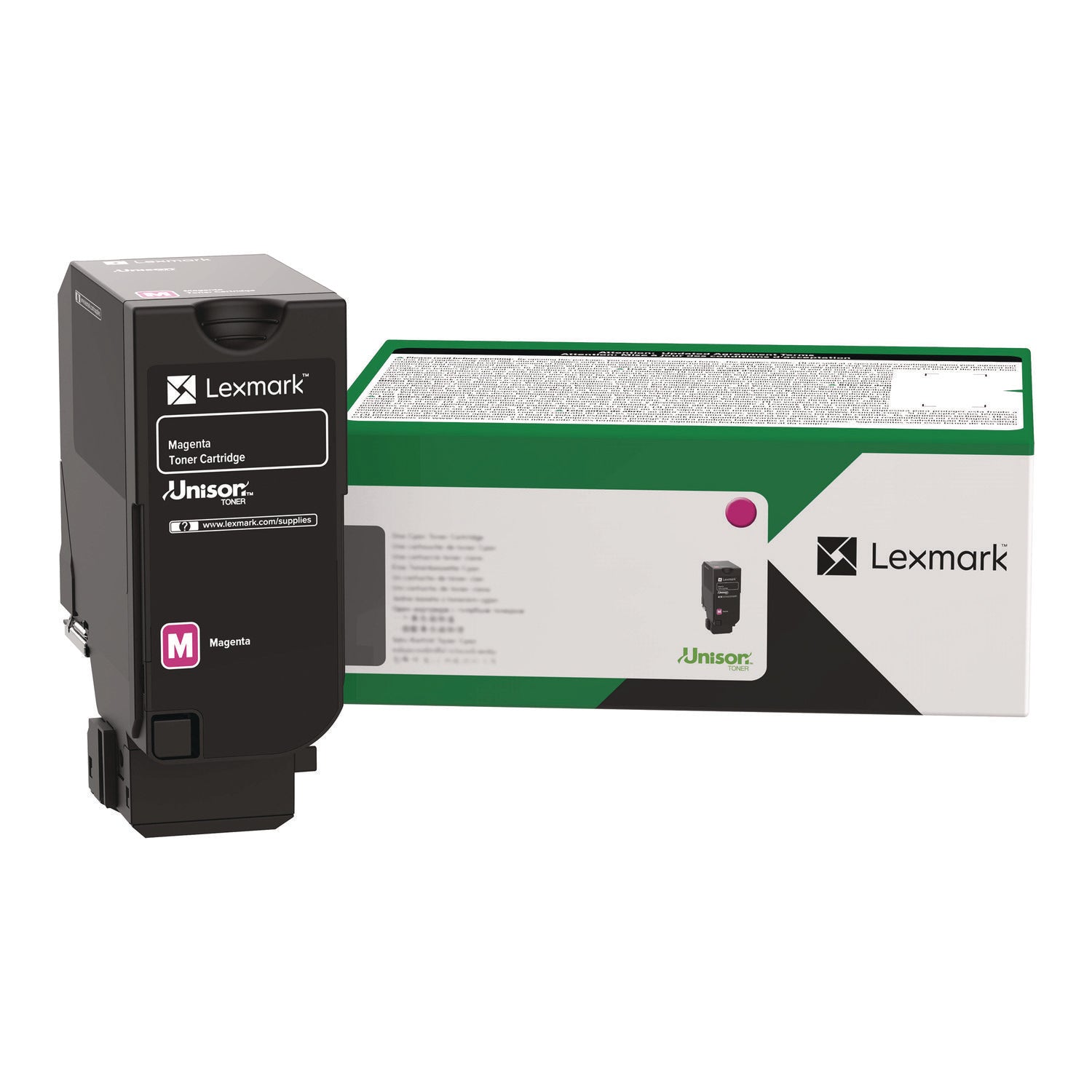 Lexmark™ 81C1XM0 Return Program Toner Cartridge, 16,200 Page-Yield, Magenta
