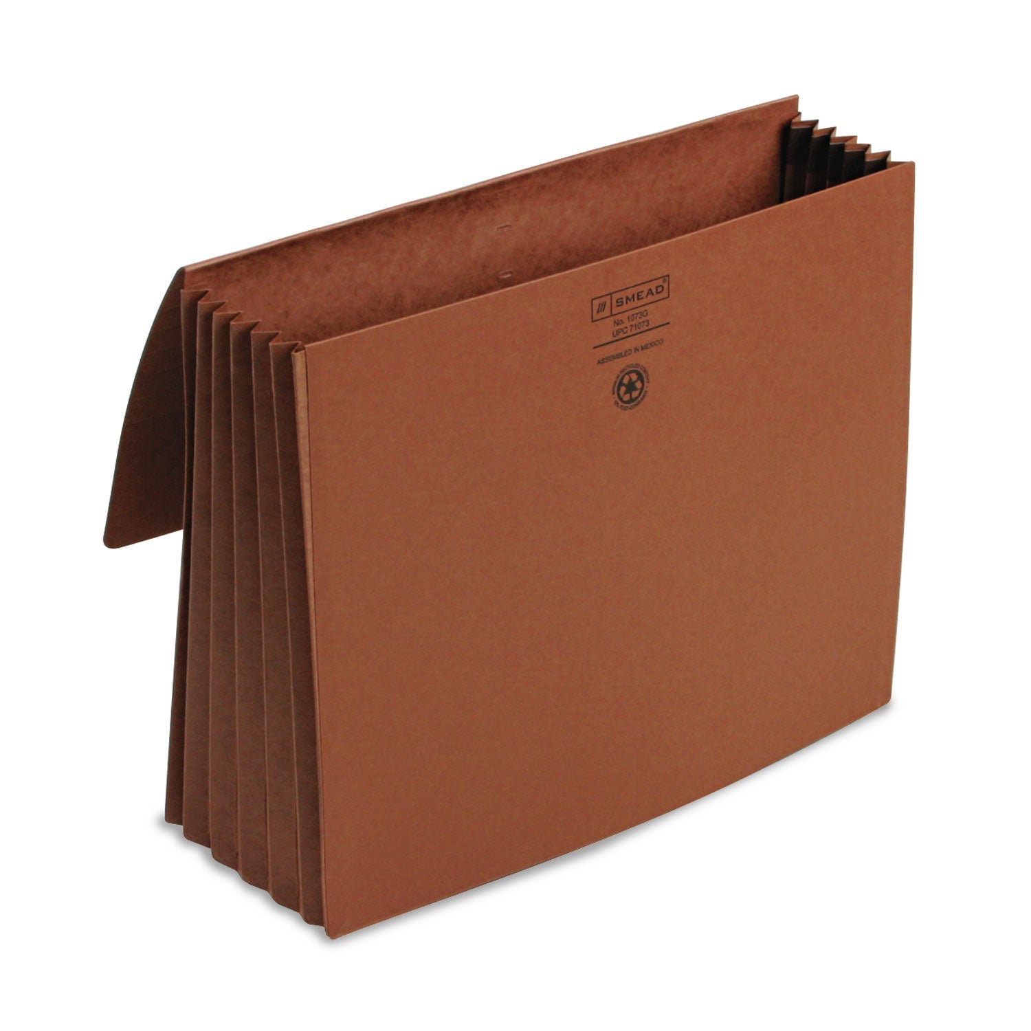 Smead Redrope Expanding Wallets, 5.25" Expansion, 1 Section, Cloth Tie Closure, Letter Size, Redrope