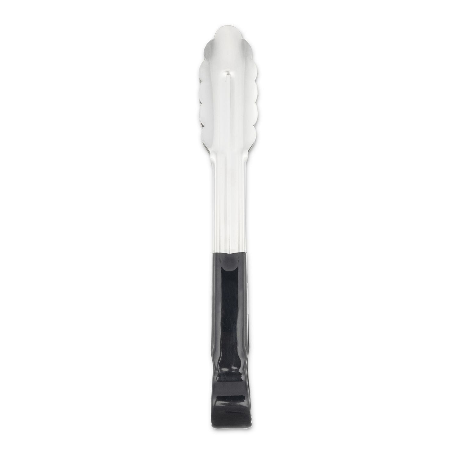 Carlisle Dura-Kool Tongs, Stainless Steel, 9.5", Silver/Black - Bloom Skins