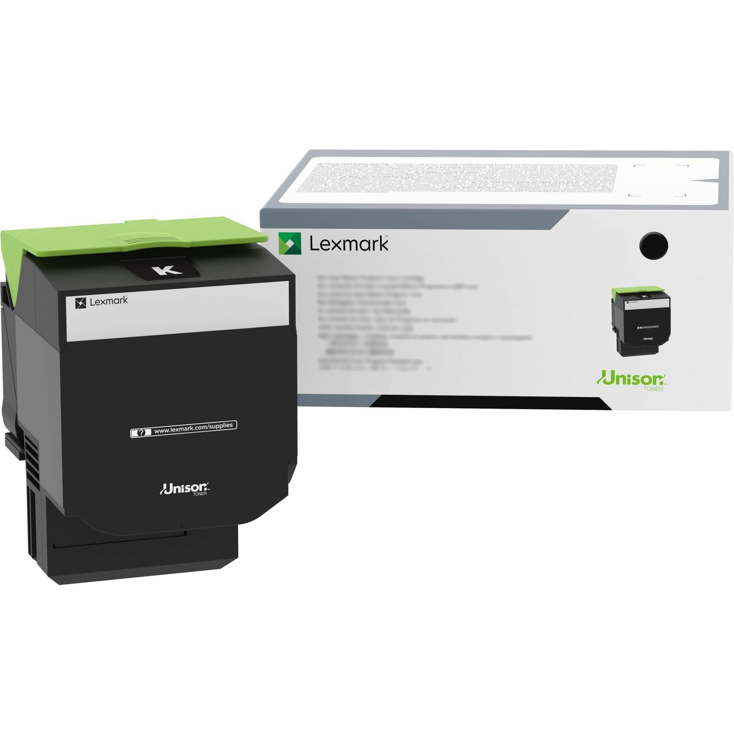 Lexmark™ 70C0HKG High-Yield Toner, 4,000 Page-Yield, Black - Bloom Skins
